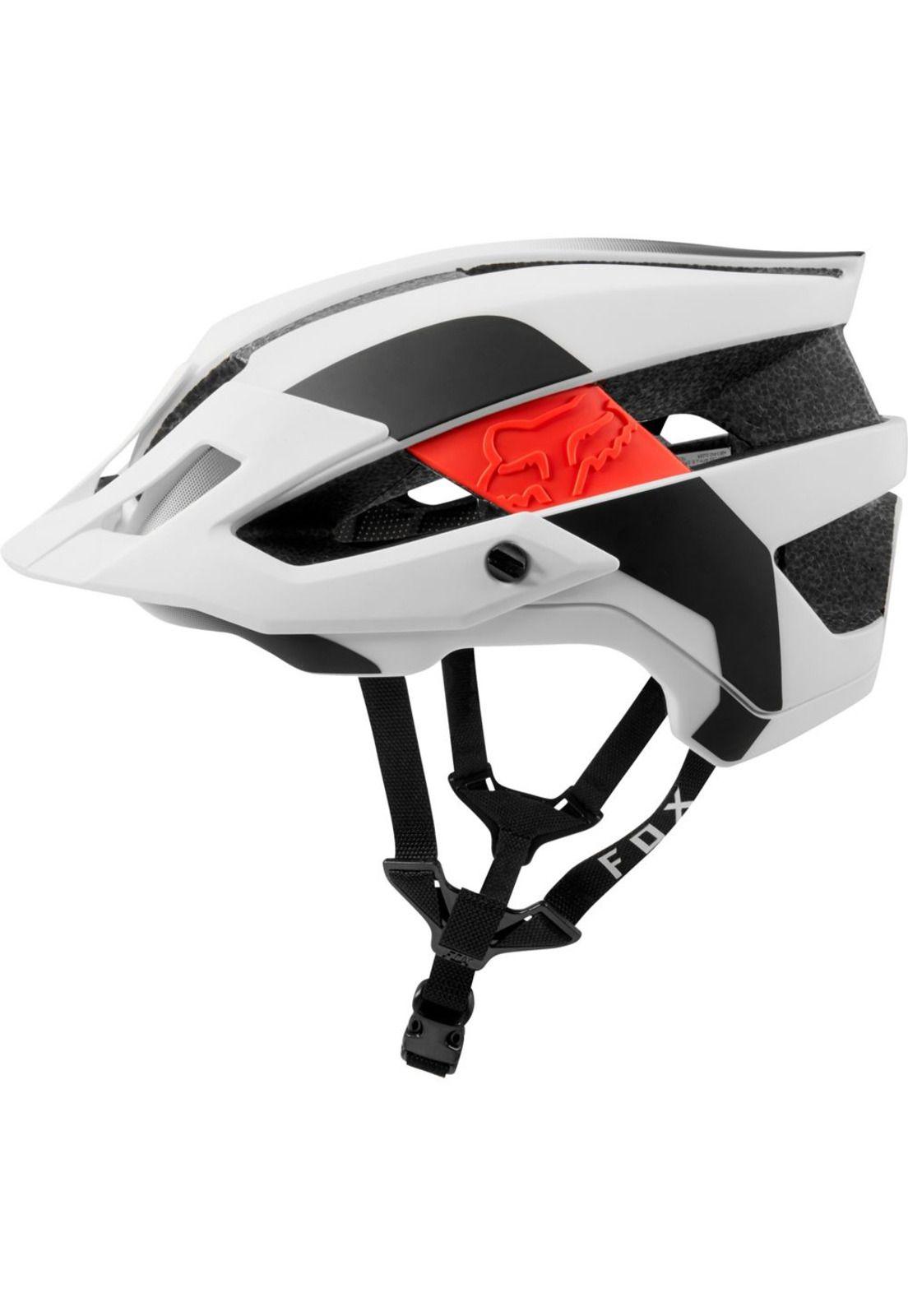 Casco Bicicleta Flux Mips Conduit Blanco Rojo Fox-4