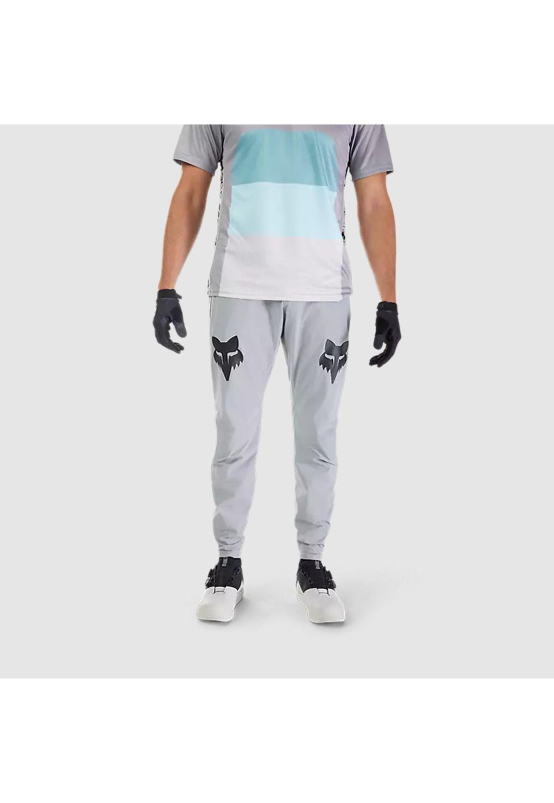 Pantalon Bicicleta Ranger Grid Gris Fox-2