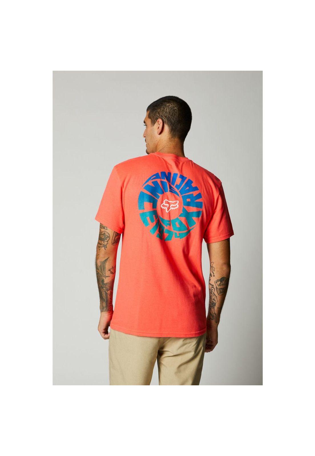 Polera Lifestyle Revolver SS Pocket Tee Naranja Fox-1