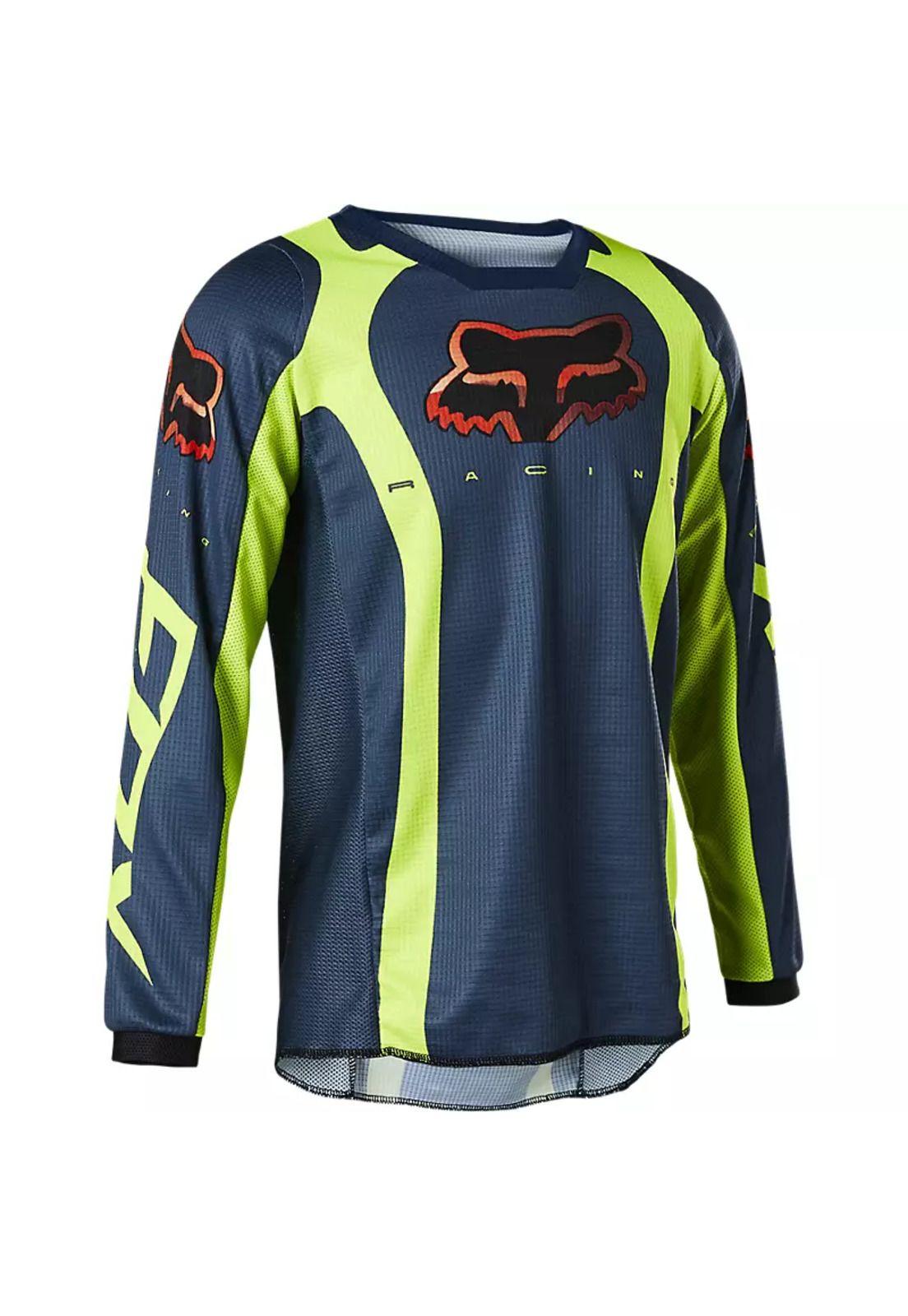 Polera Moto Niño 180 Venz Azul Fox-0