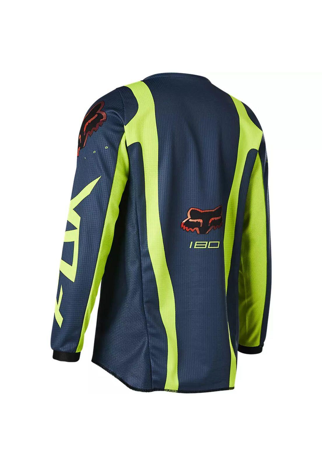 Polera Moto Niño 180 Venz Azul Fox-2