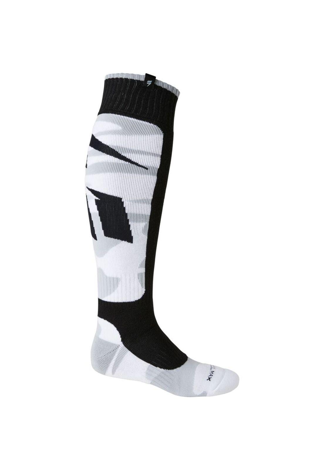 Calcetines Moto 3lack Label Negro/Blanco Shift-0
