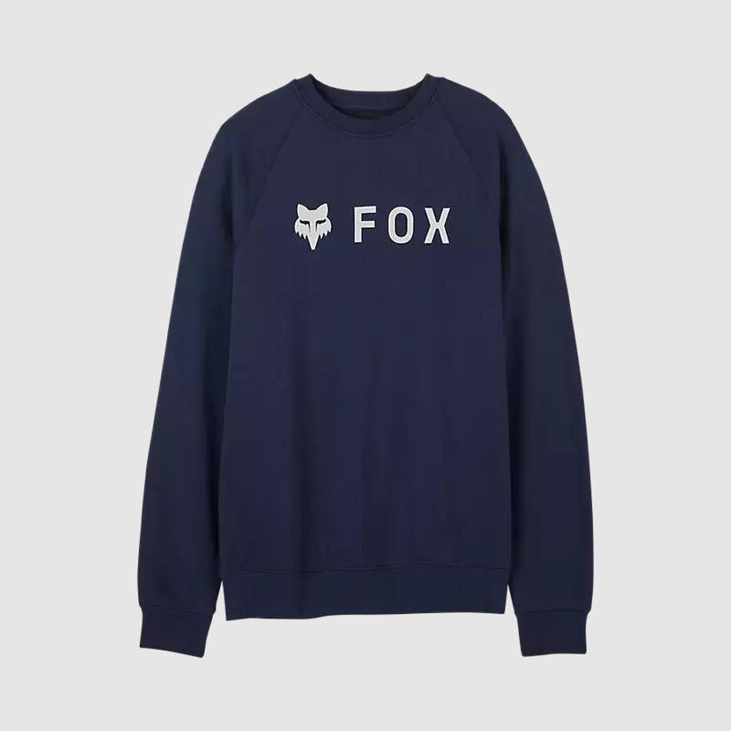 Poleron Lifestyle Sin Capucha Absolute Crew Azul Marino Fox-0
