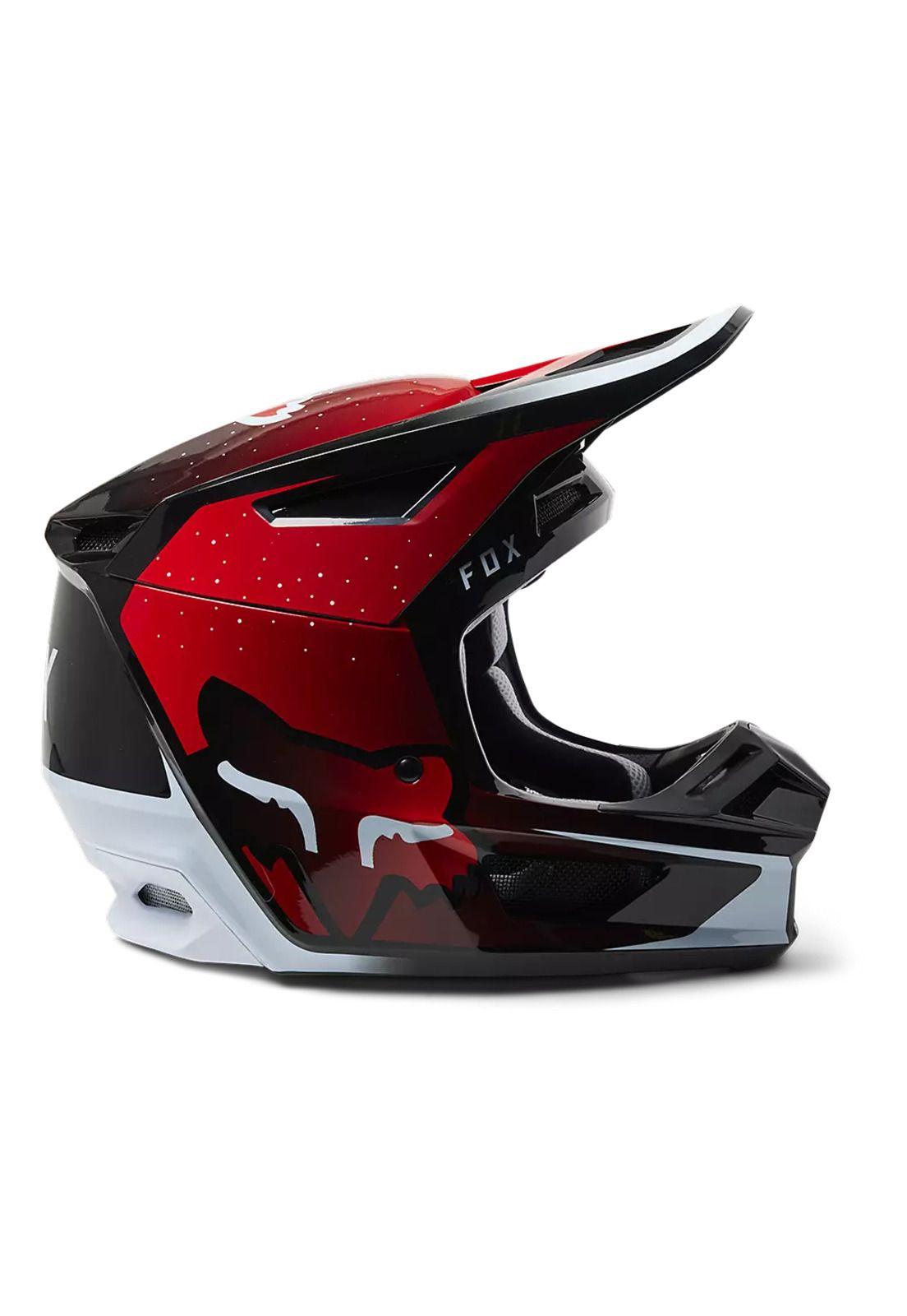 Casco Moto V2 Vizen Rojo Fox-1