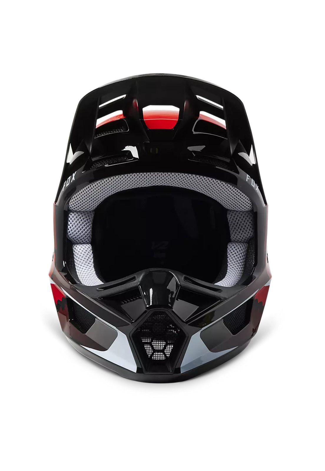Casco Moto V2 Vizen Rojo Fox-4