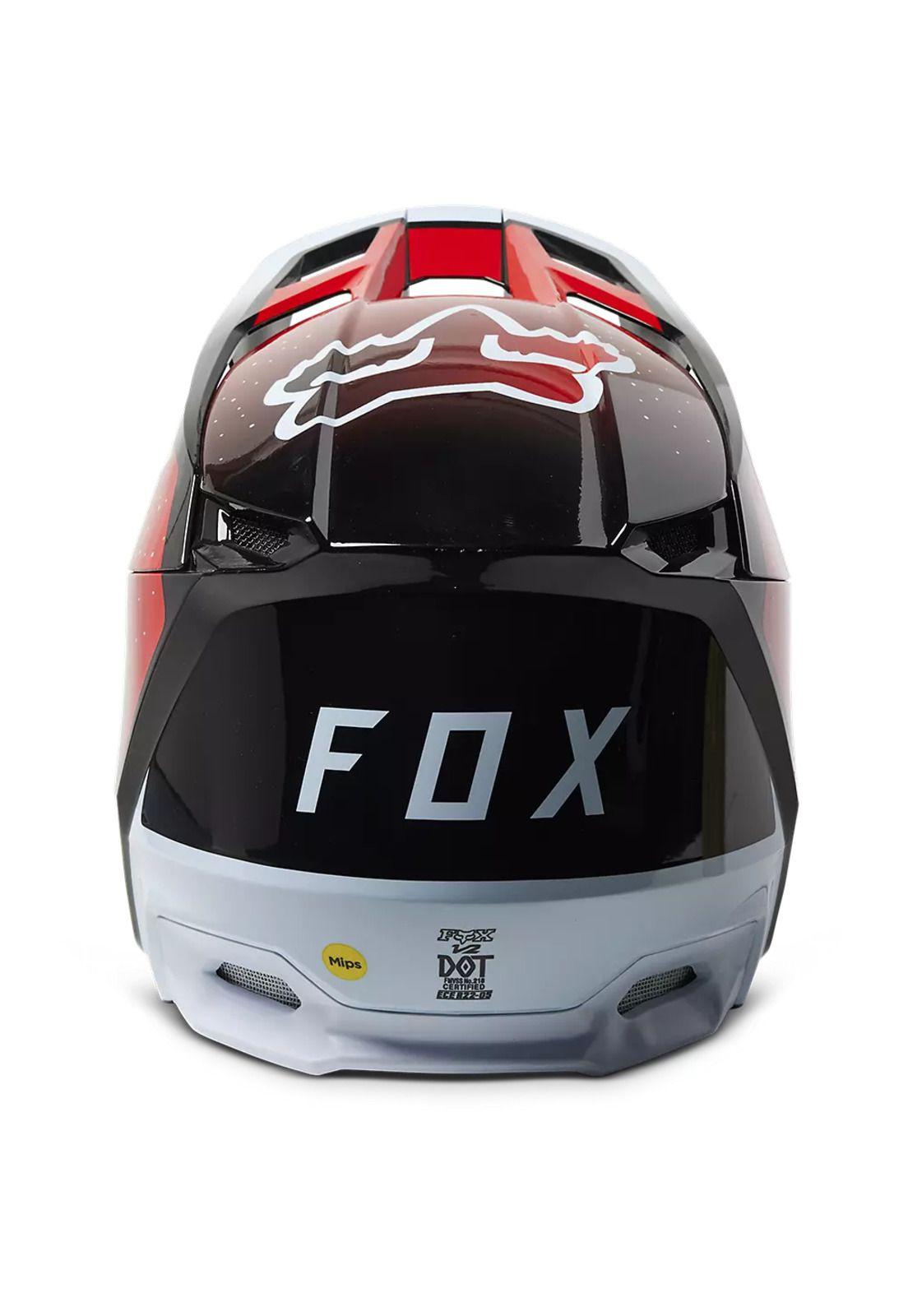 Casco Moto V2 Vizen Rojo Fox-5