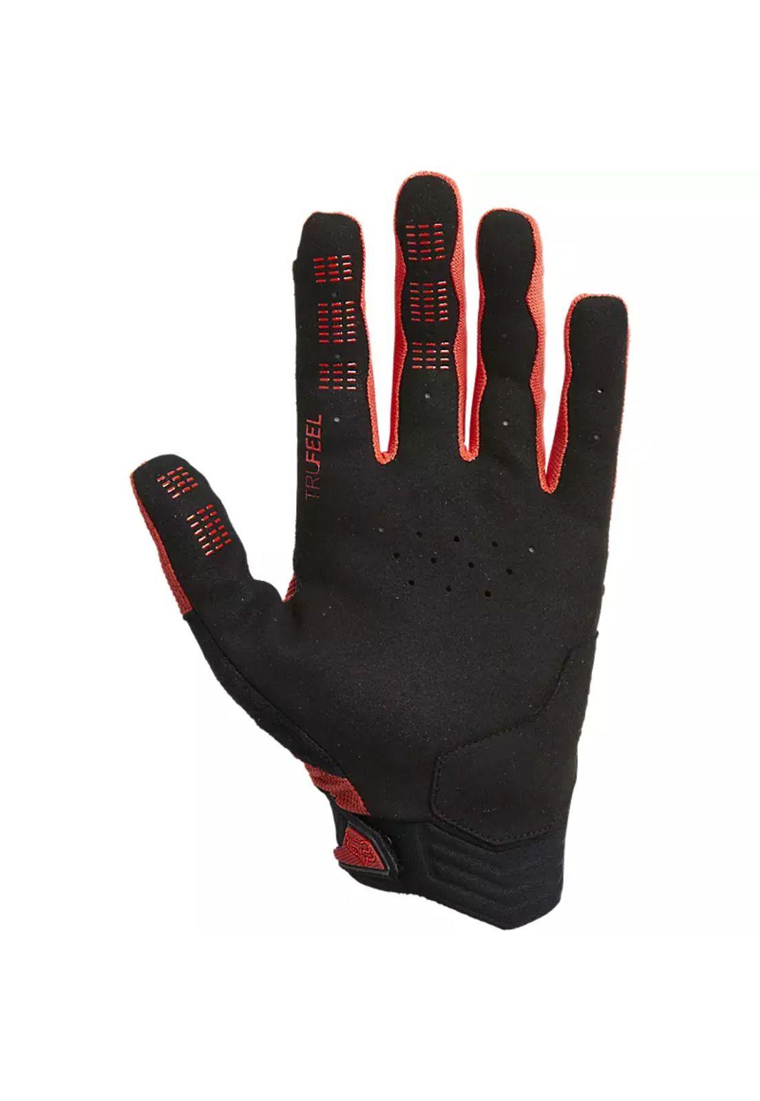 Guantes Bicicleta Niño Defend Rojo Fox-1