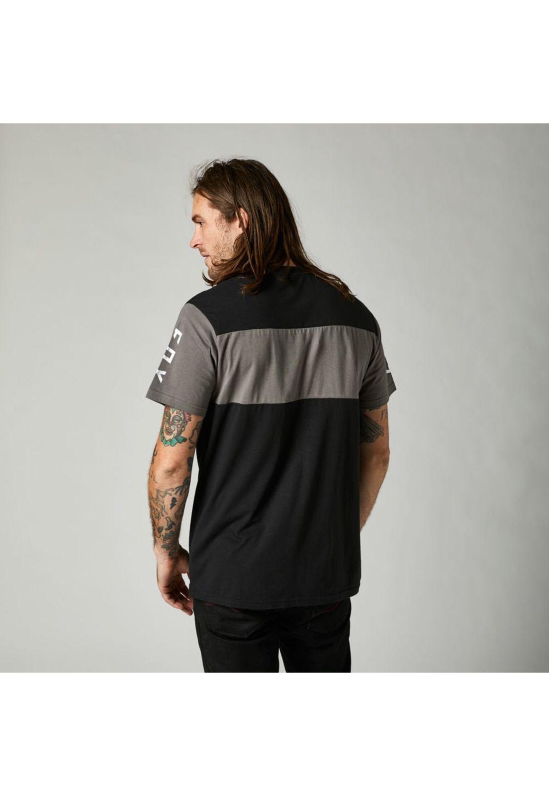 Polera Lifestyle Mirer SS Crew Negro Fox-1
