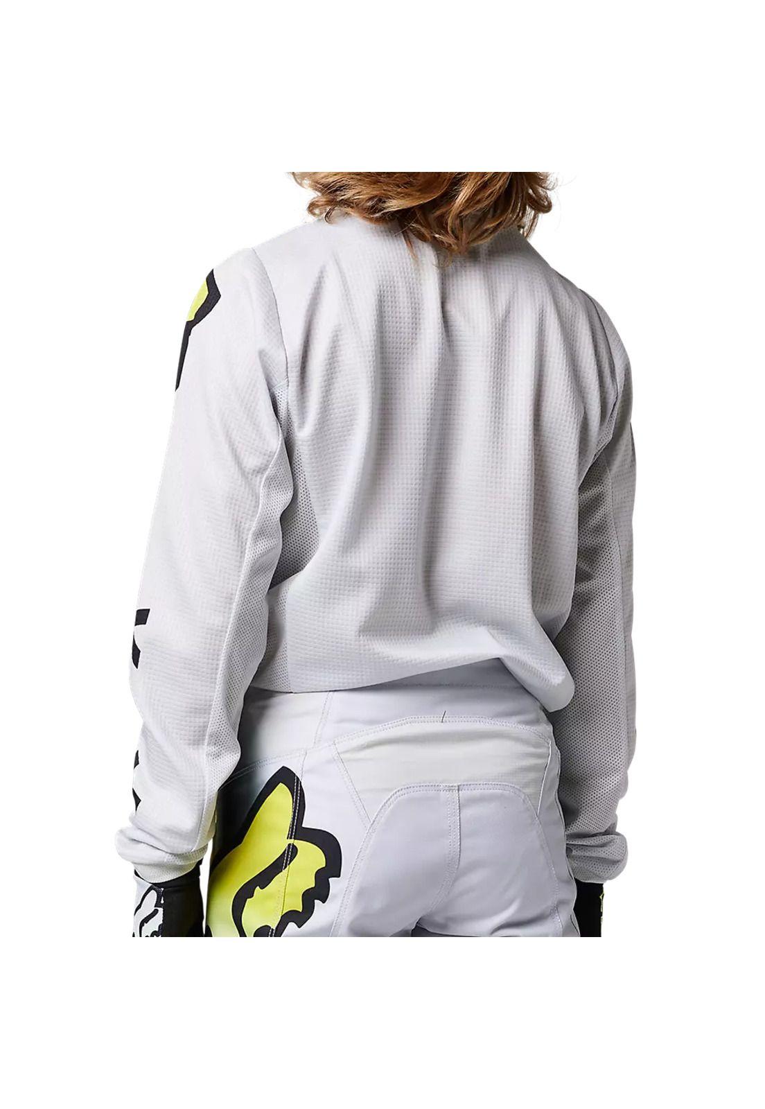 Polera Moto Niño 180 Toxsyk Amarillo Fox-2