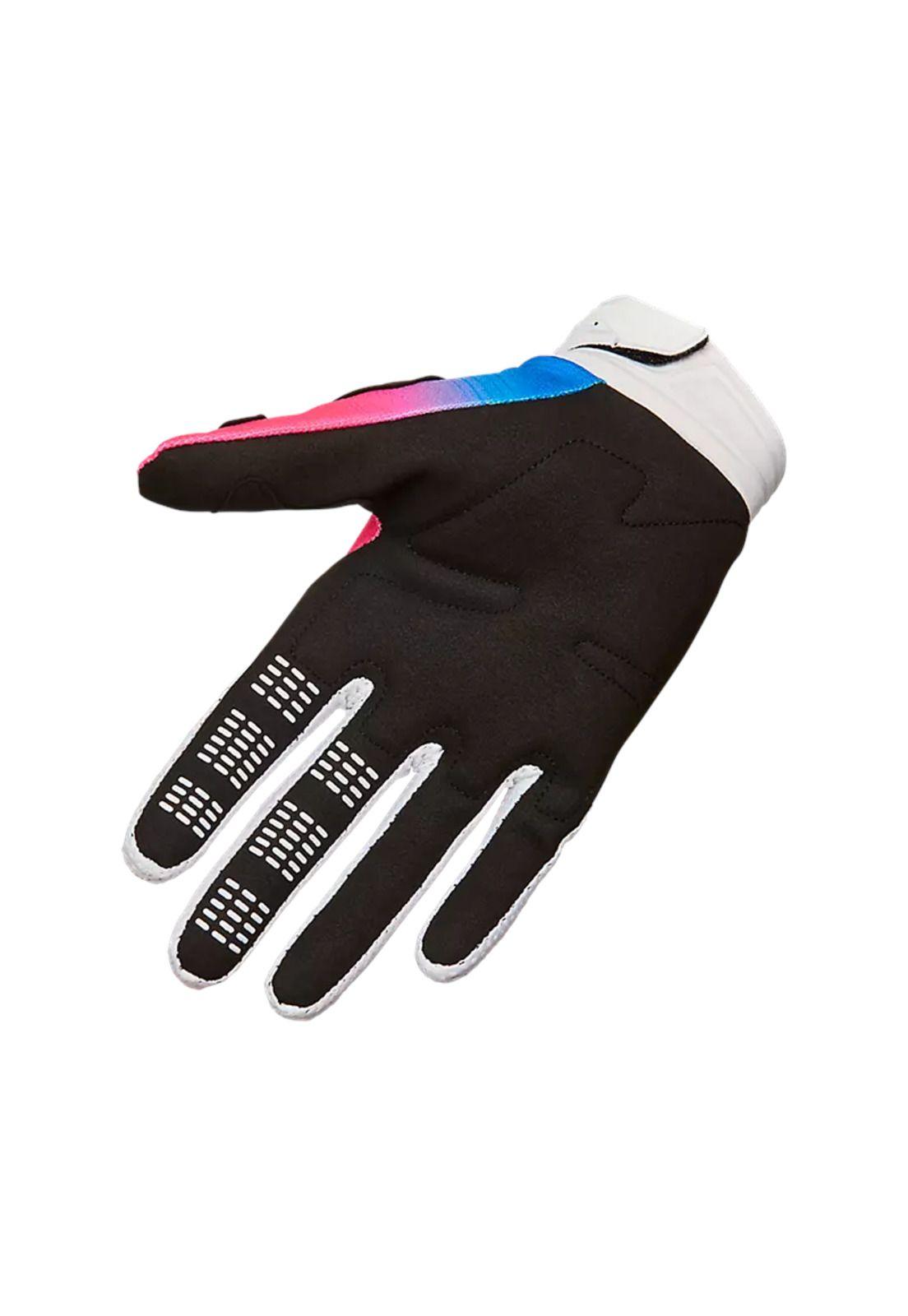 Guantes Moto 180 Collect Azul/Rosado Fox-1