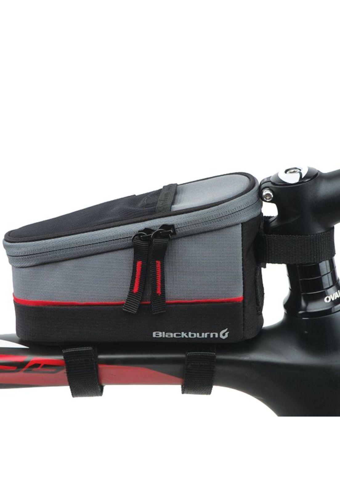 Bolso Bicicleta De Tubo Top Back Negro Gris Blackburn-2