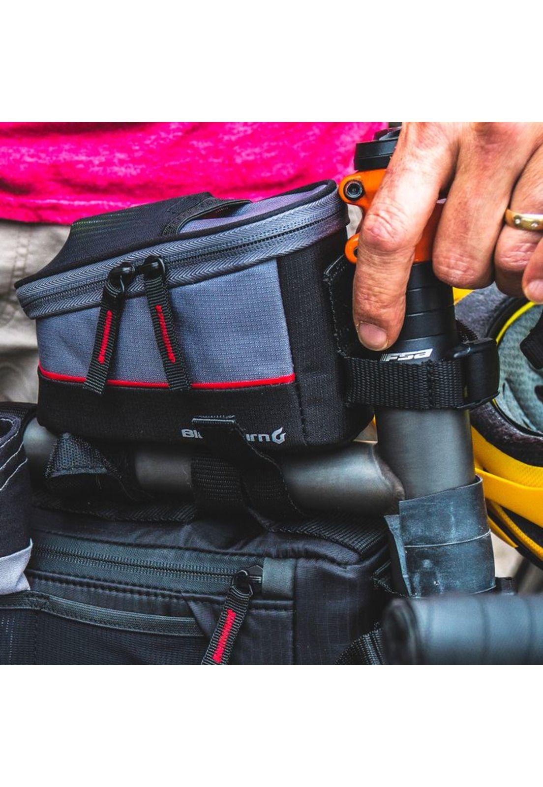 Bolso Bicicleta De Tubo Top Back Negro Gris Blackburn-3