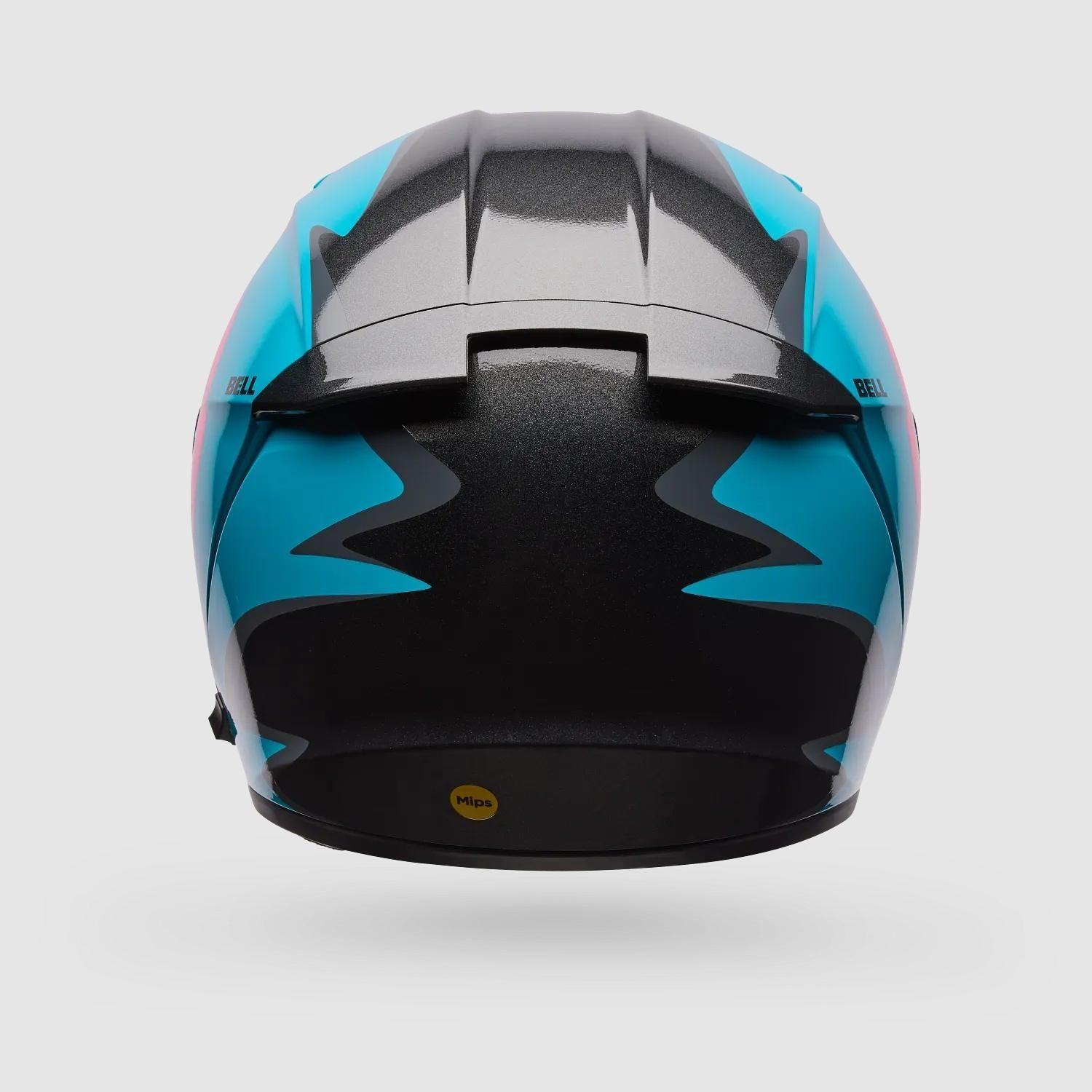 Casco Moto Calle Lithium Mips Plus Fluid Azul/Rosado Bell-2