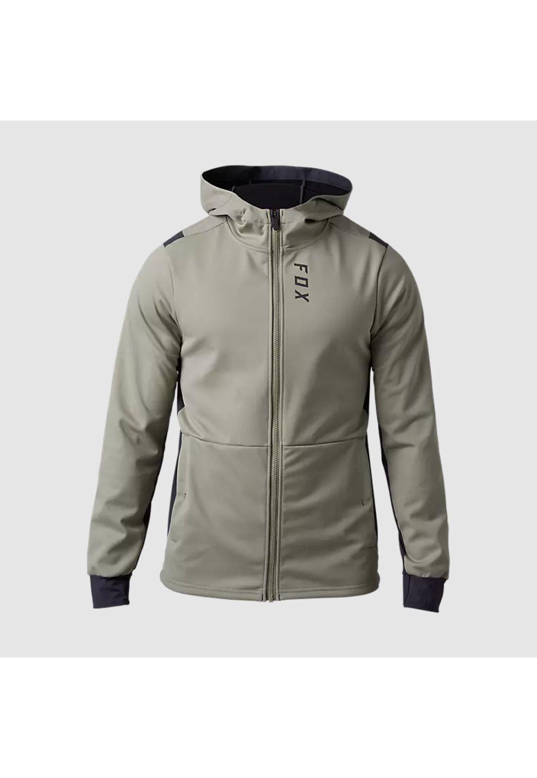 Chaqueta Moto Defend Drive Windbloc® Zip Beige Fox-0