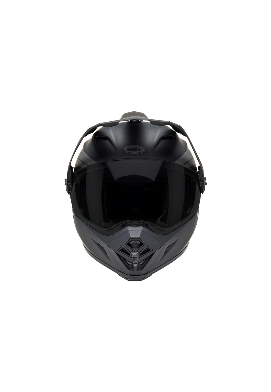 Casco Moto Calle MX-9 ADV Certificado QR Gris Bell-2