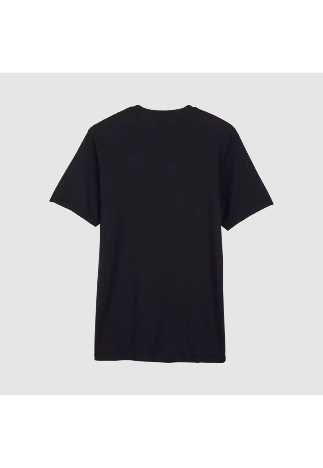 Polera Lifestyle Fox x Kawasaki Negro Fox-3