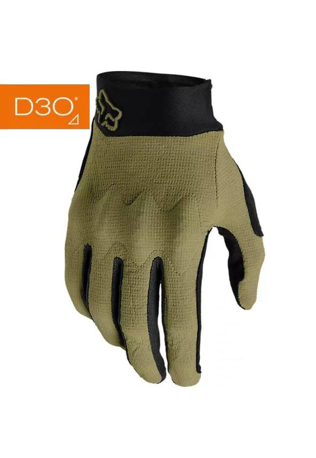 Guantes Moto Defend D3O Cafe Fox-0