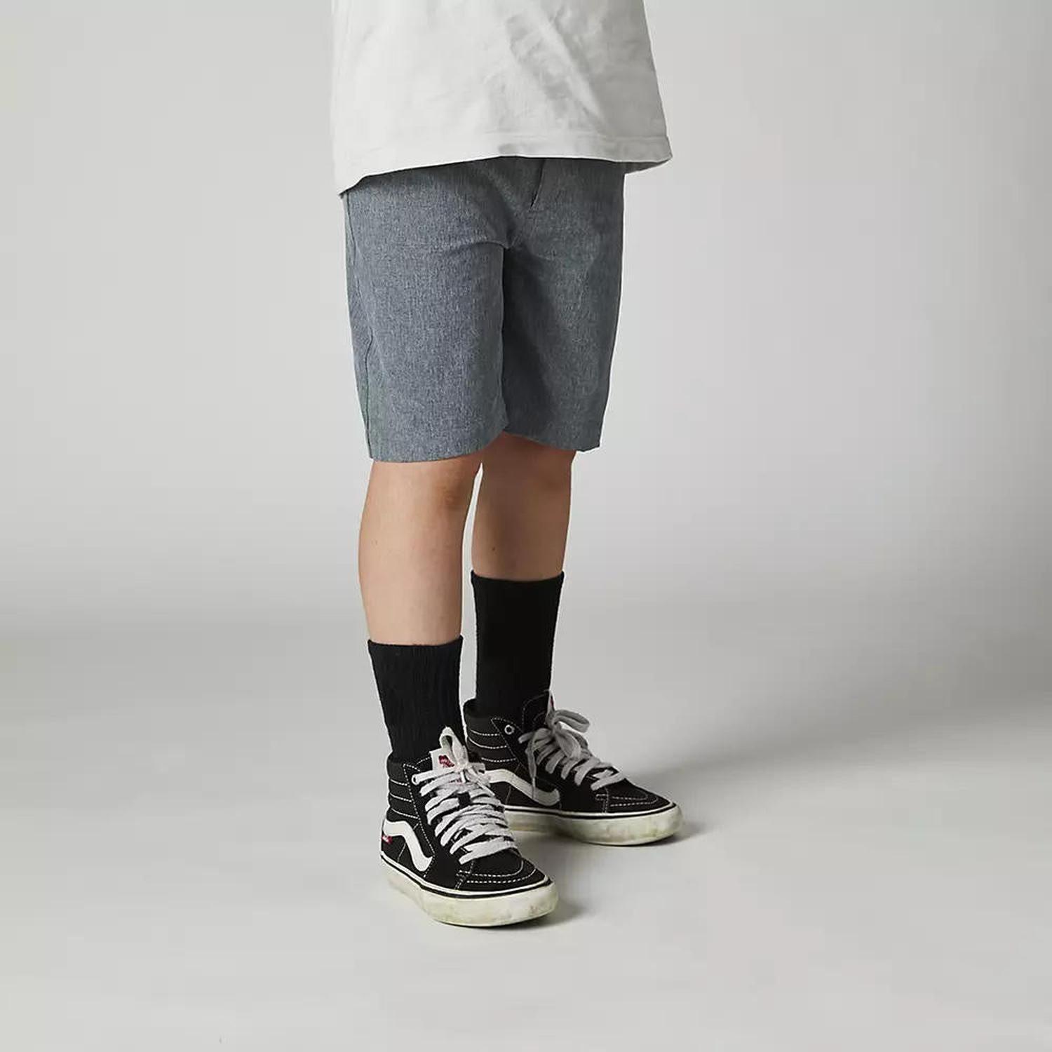 Short Lifestyle Niño Essex Tech Gris Fox-0
