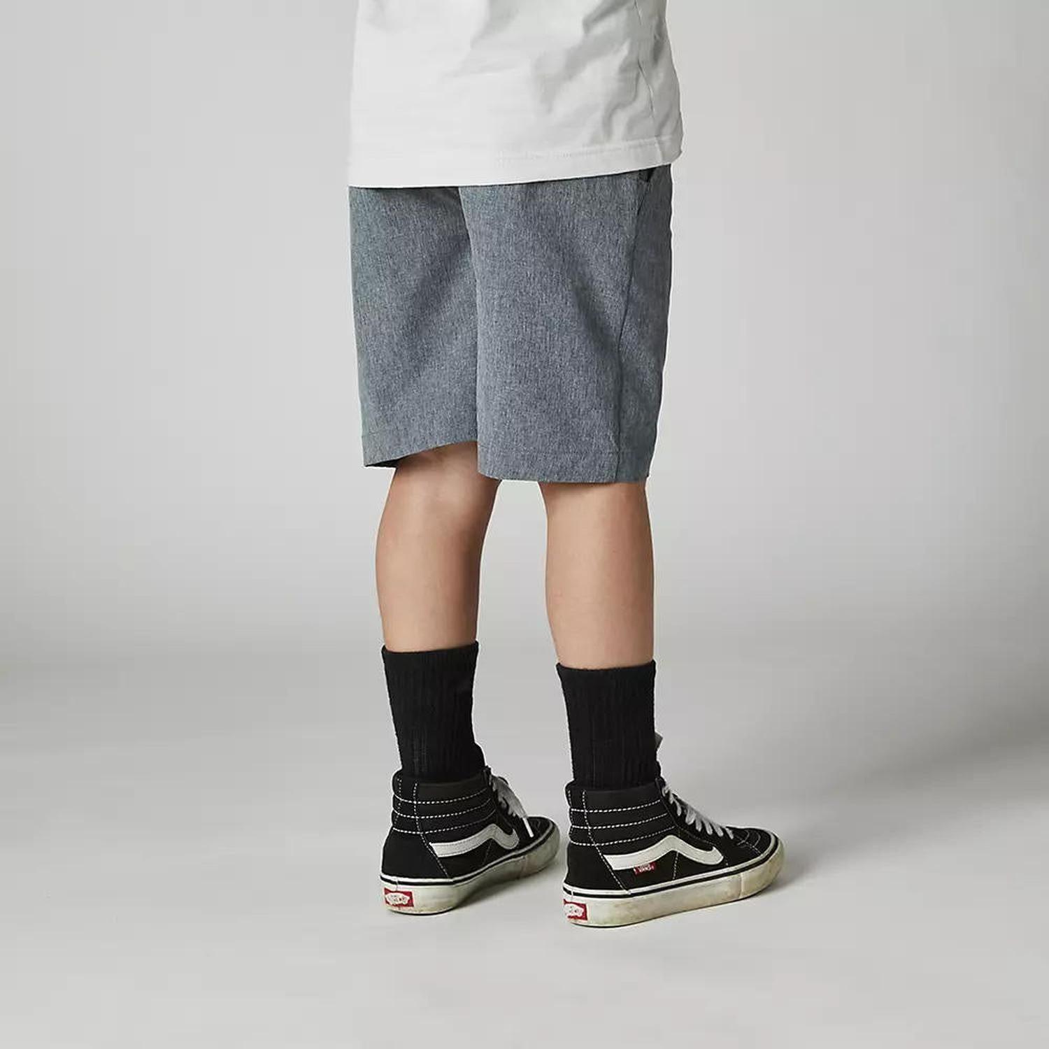 Short Lifestyle Niño Essex Tech Gris Fox-1