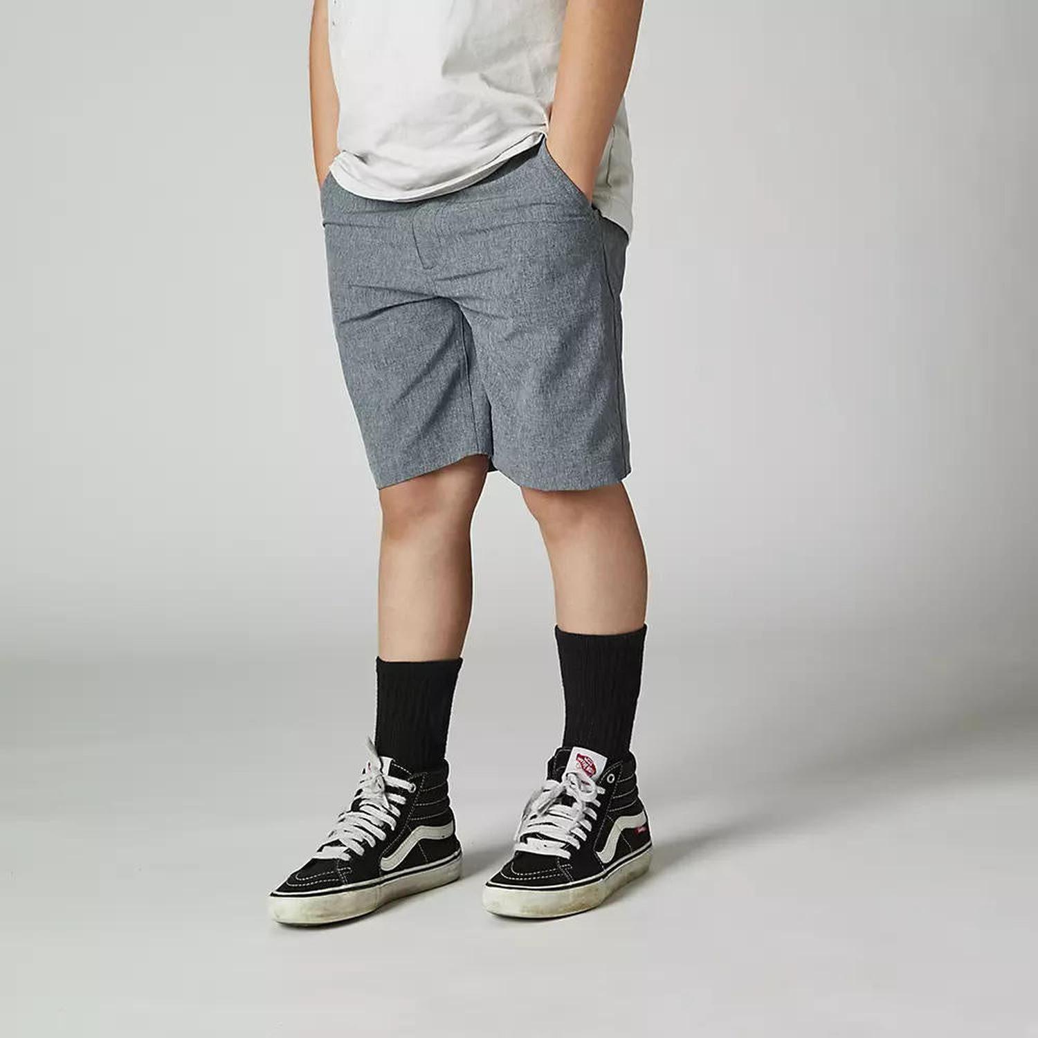 Short Lifestyle Niño Essex Tech Gris Fox-2