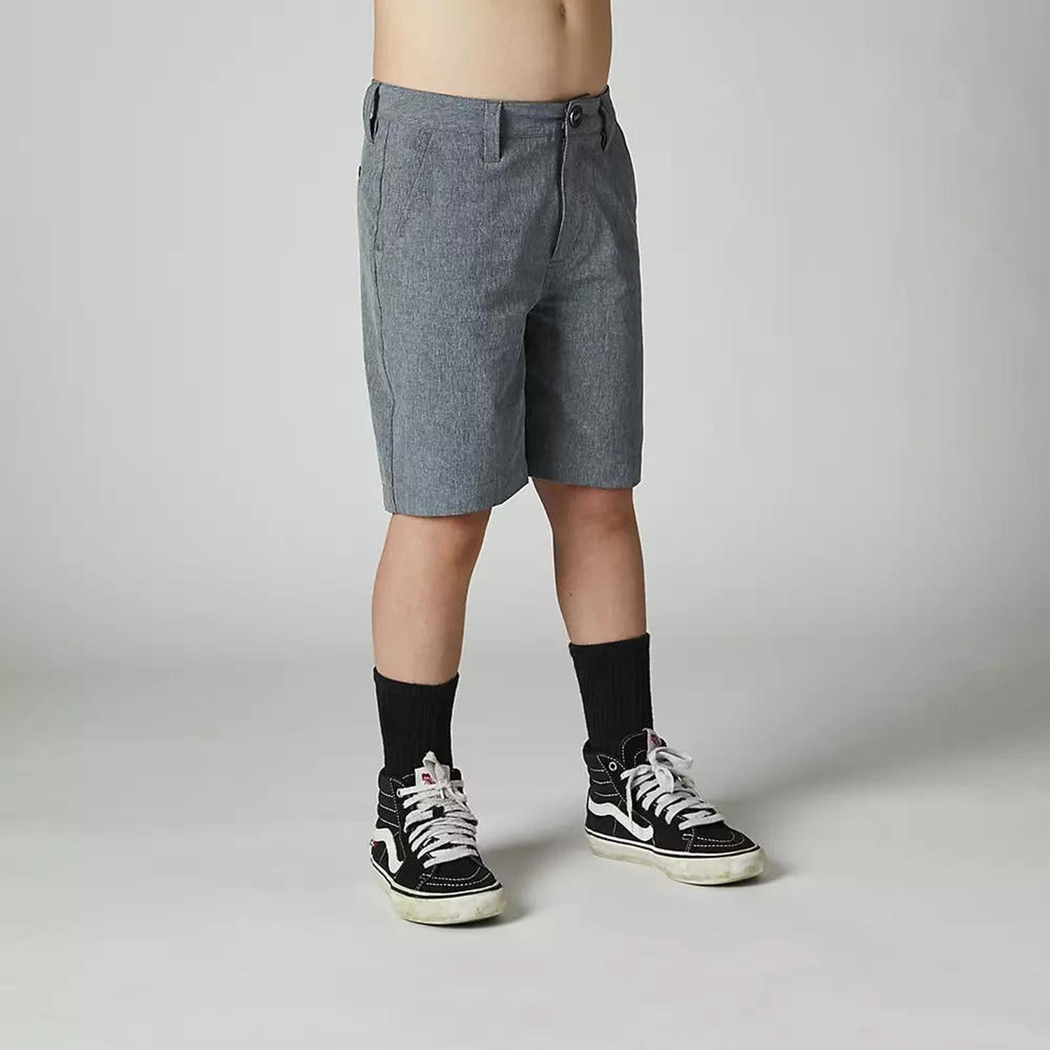Short Lifestyle Niño Essex Tech Gris Fox-4