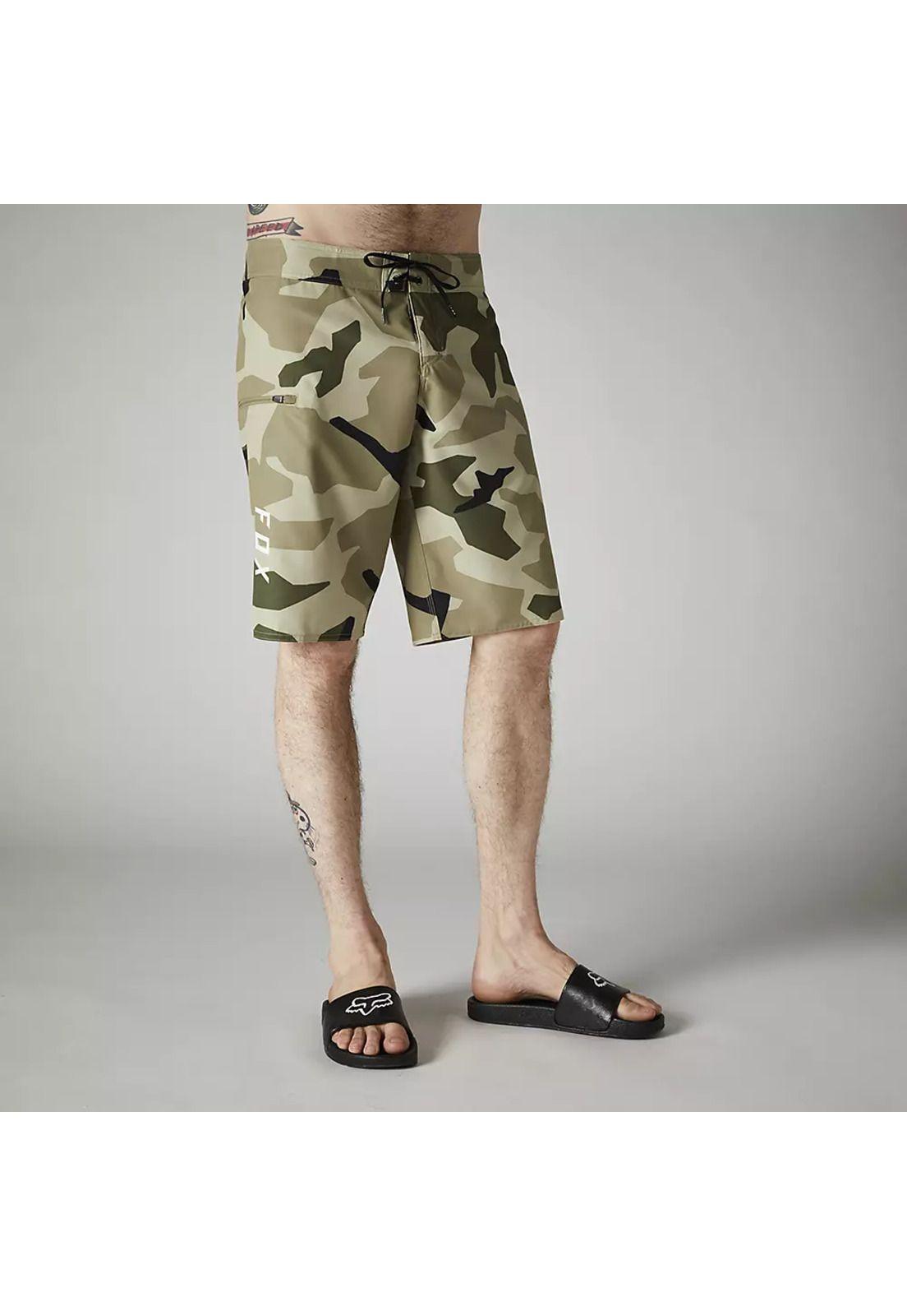 Traje de Baño Lifestyle Overhead 22" Camo Verde Fox-0