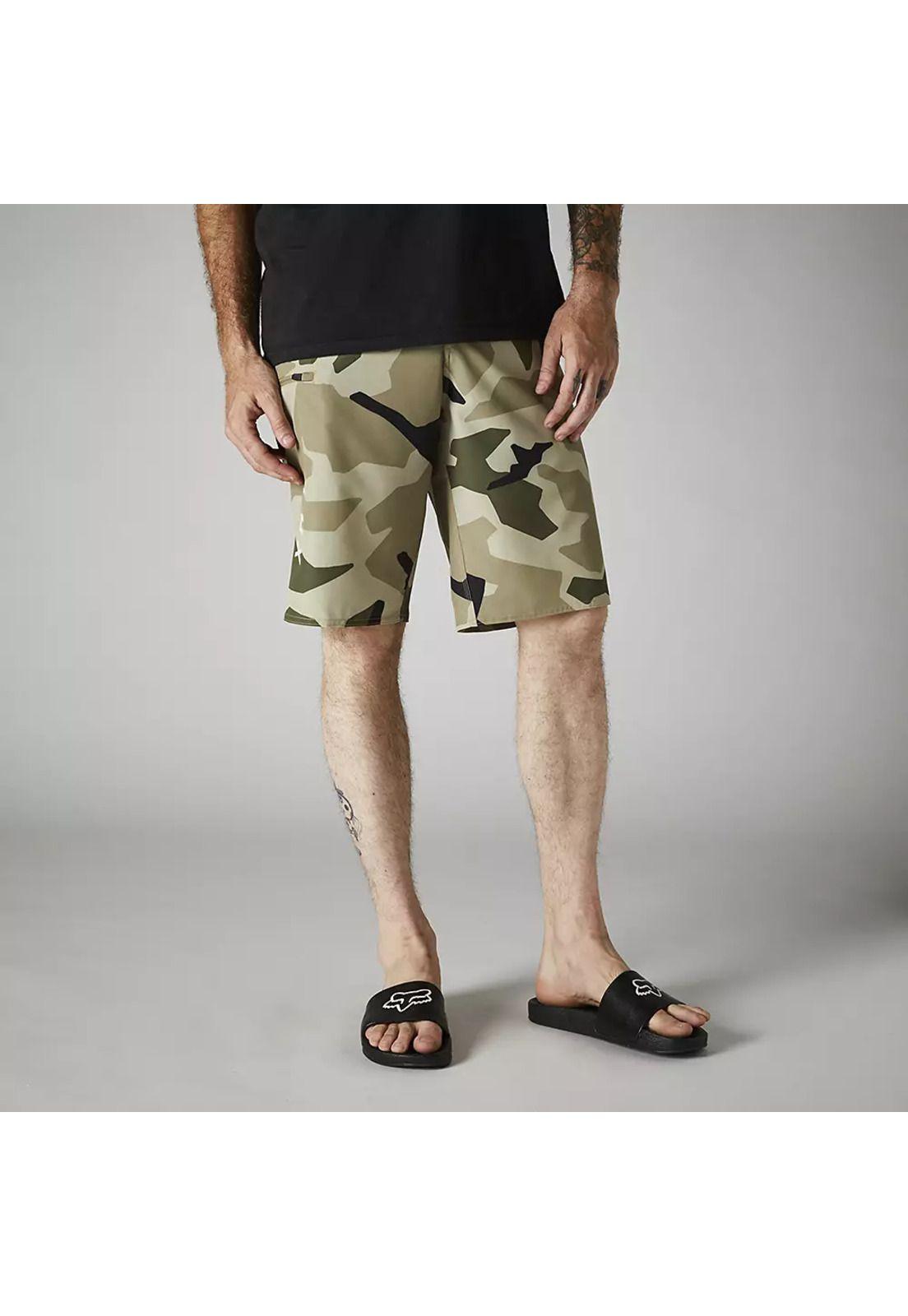 Traje de Baño Lifestyle Overhead 22" Camo Verde Fox-4