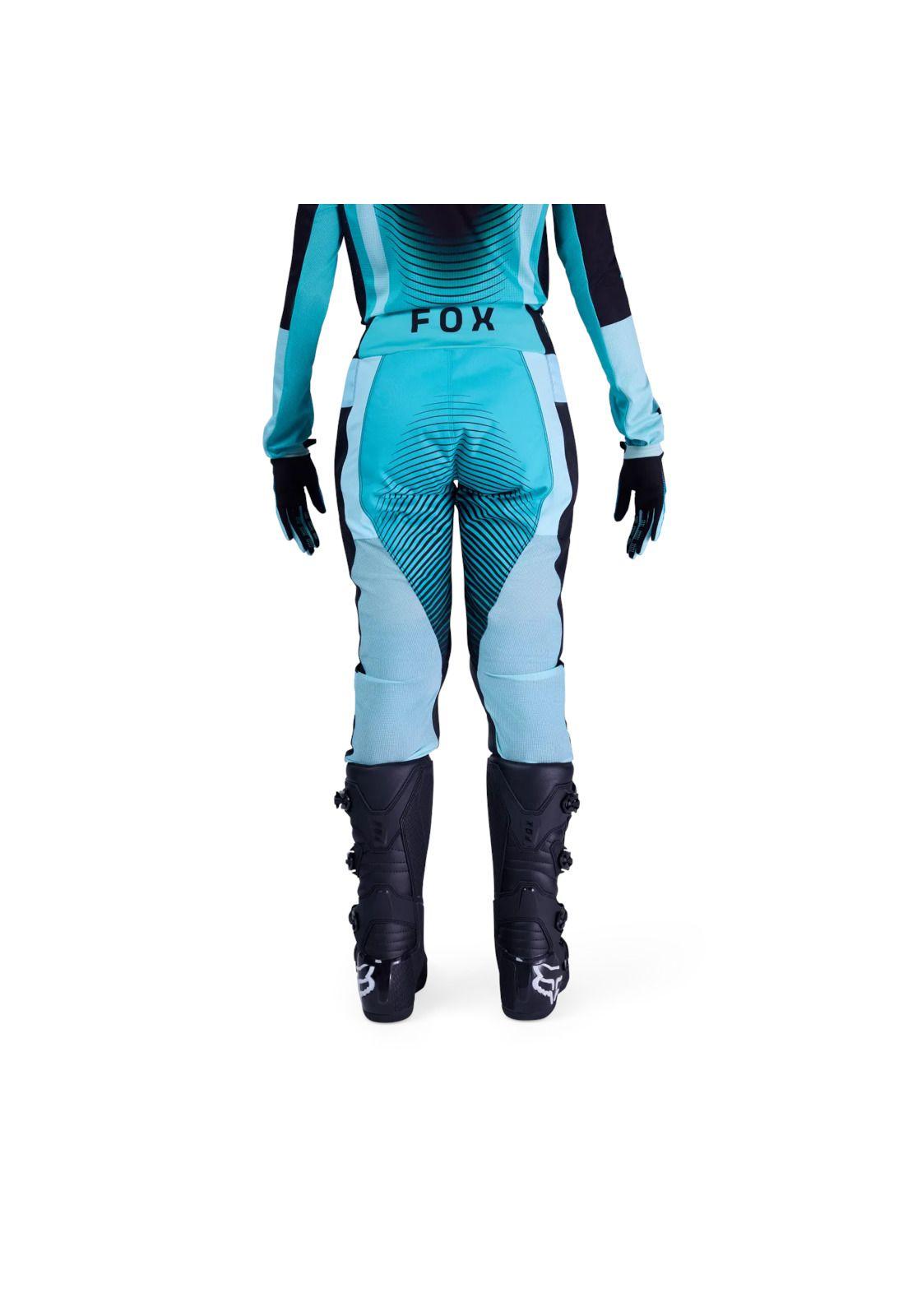 Pantalon Moto Mujer 180 Collect Verde Fox-3