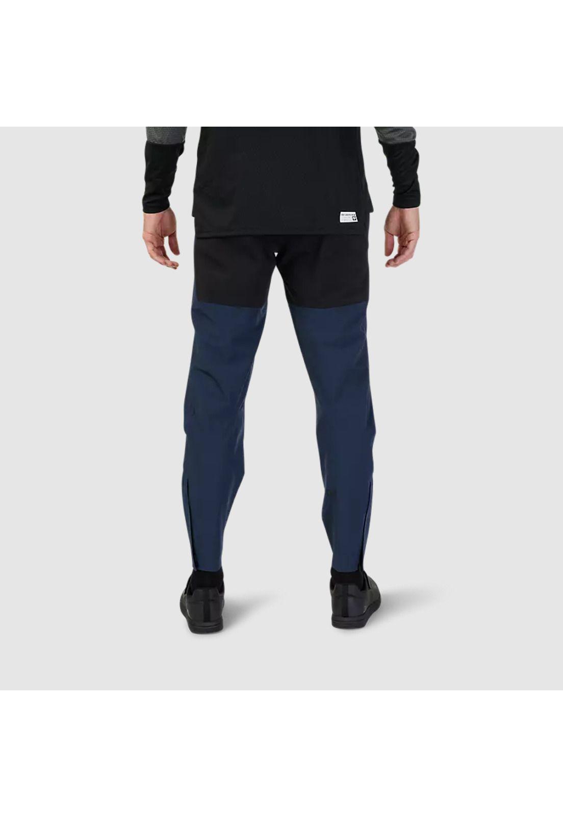 Pantalon Bicicleta Defend Impermeable 3L Azul Marino Fox-3