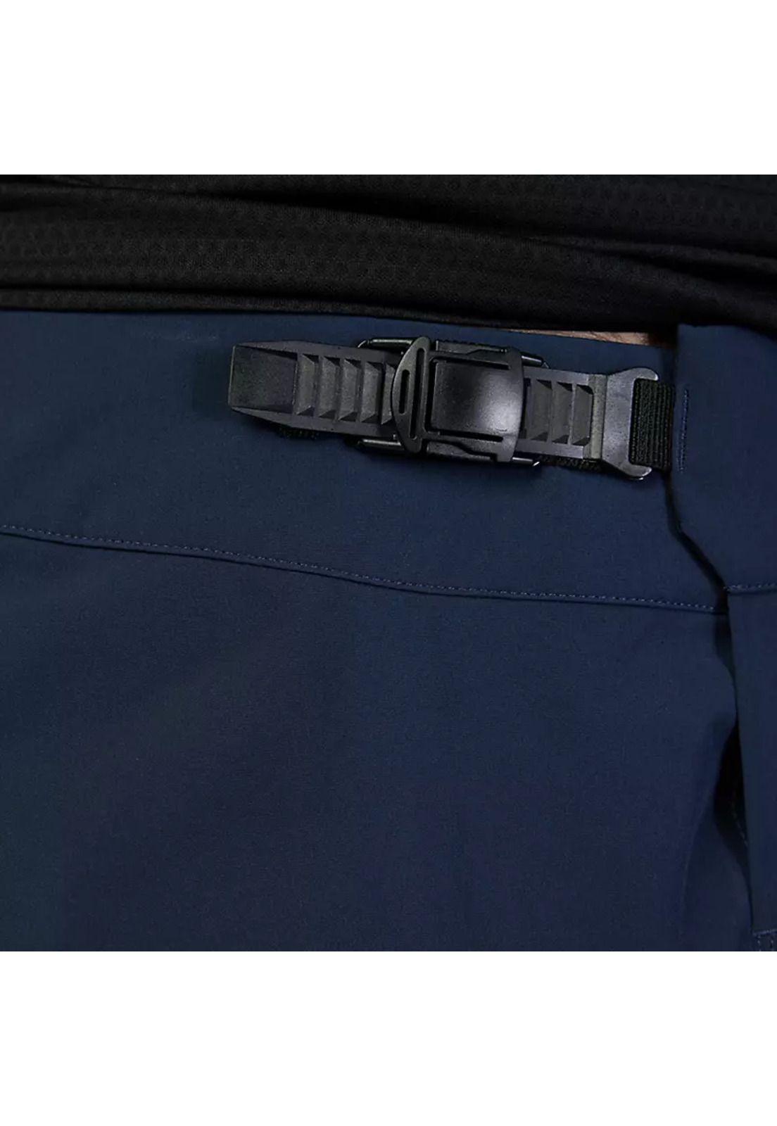 Pantalon Bicicleta Defend Impermeable 3L Azul Marino Fox-6
