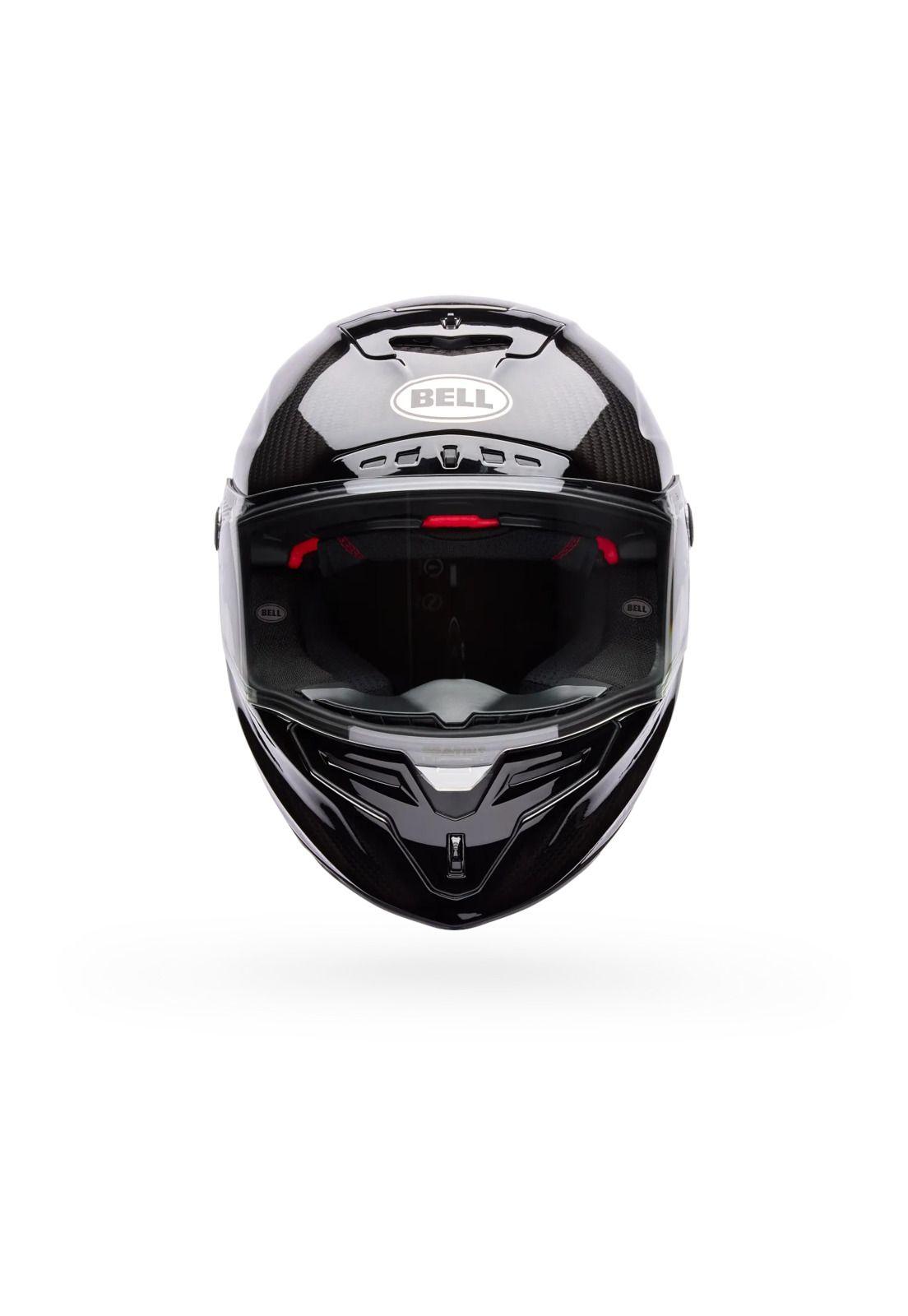 Casco Moto Calle Race Star DLX Flex Strike Blanco/Negro Bell-2