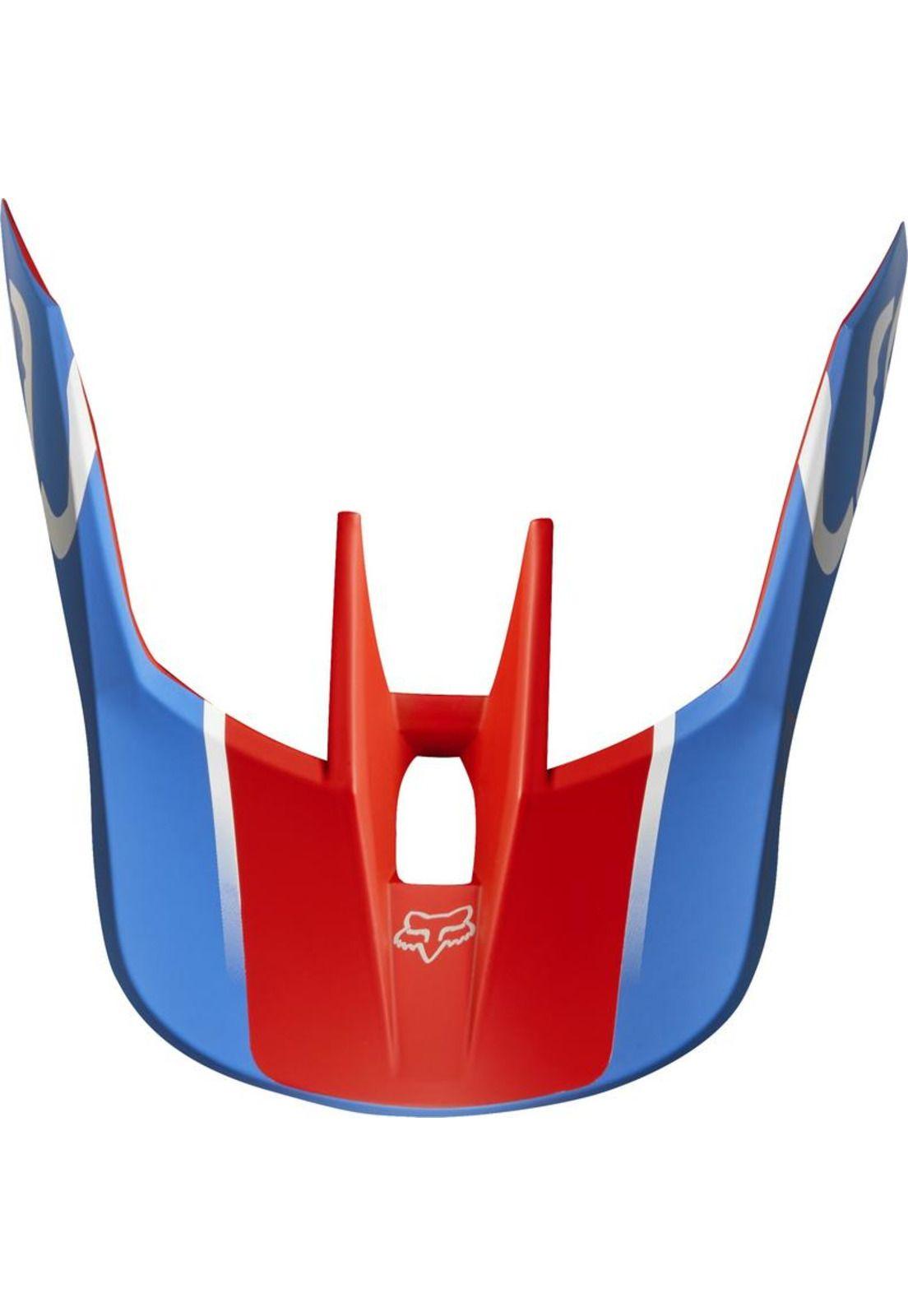 Visera Moto V3 Kila Azul Rojo Fox-0