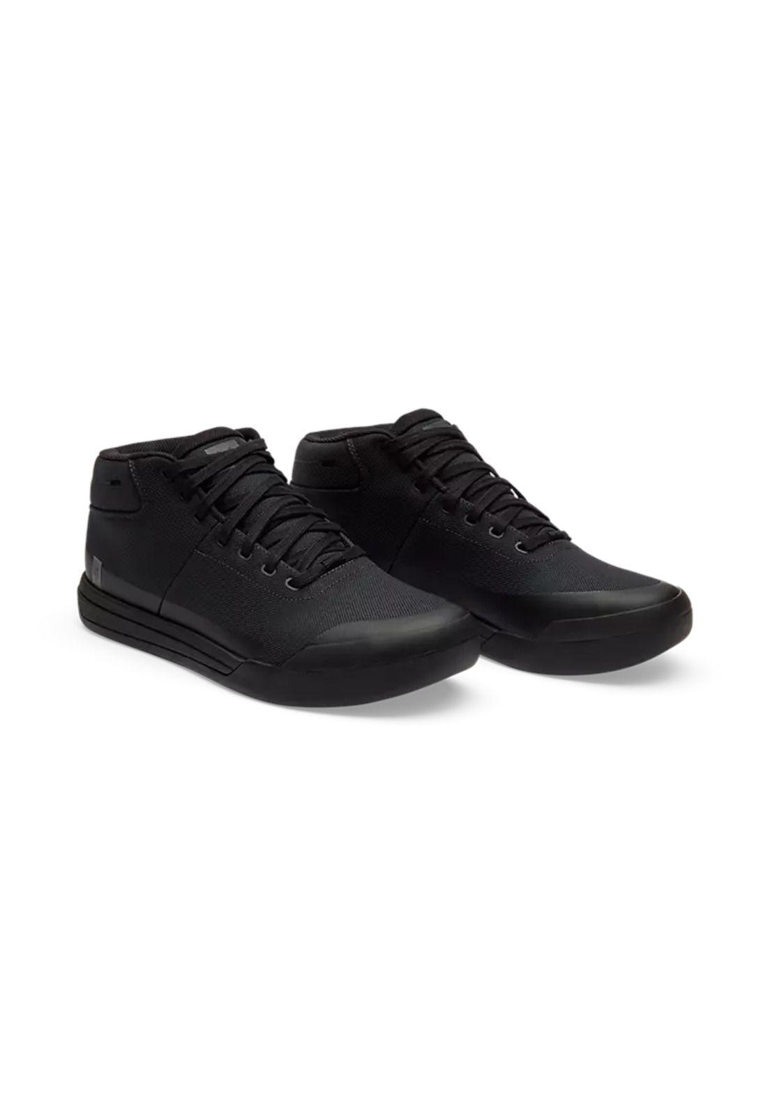 Zapatillas Bicicleta Union Canvas Mid Negro Fox-3