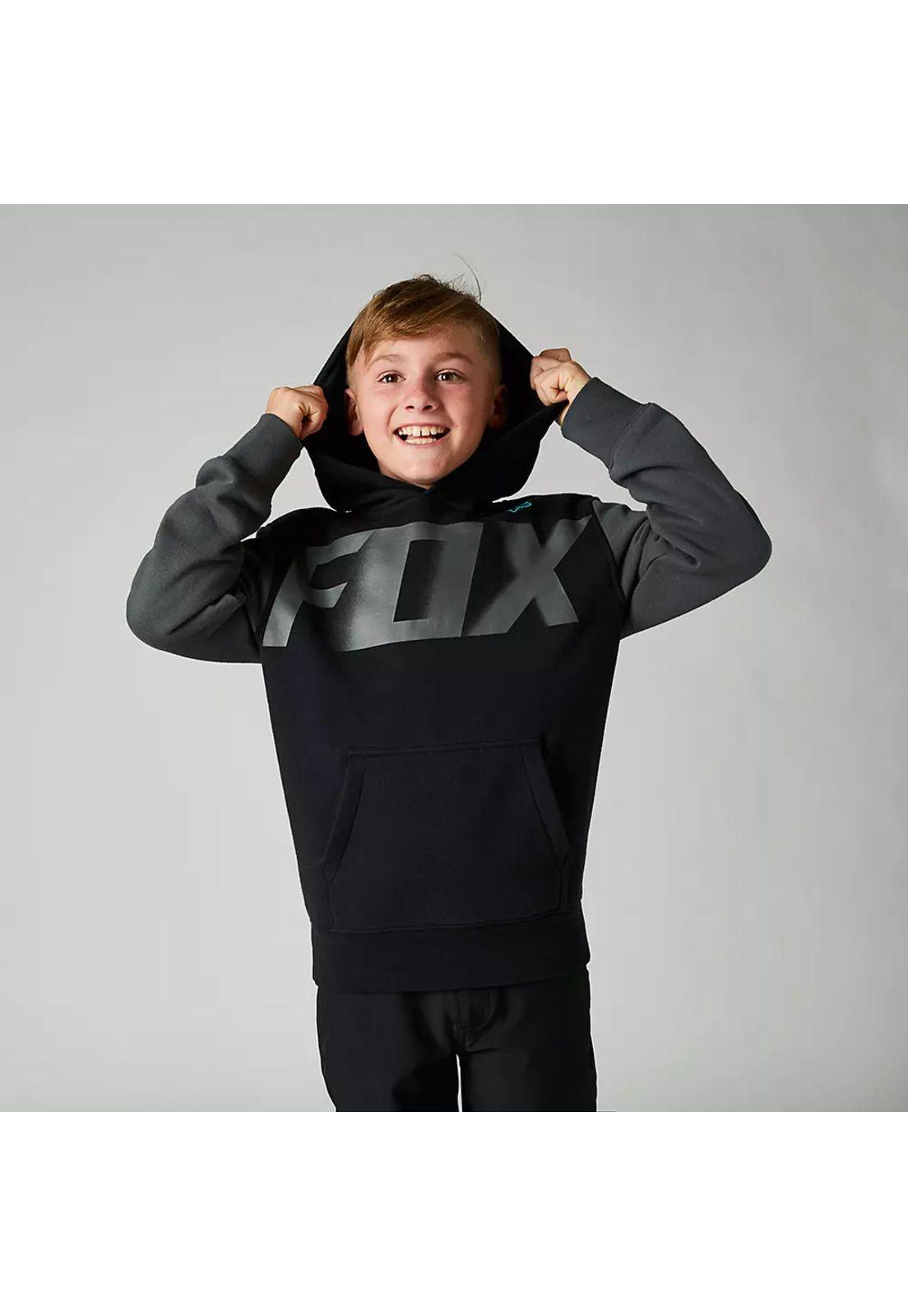 Poleron Lifestyle Niño RKANE Negro Fox-2