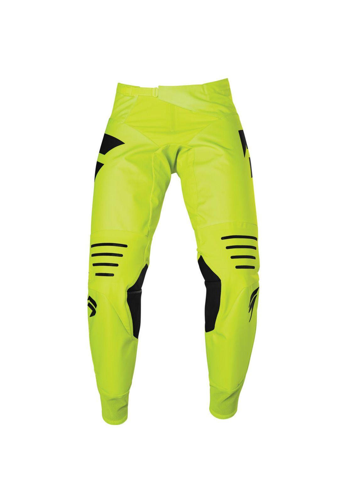 Pantalon Moto Black Label Race Amarillo Fluor Shift-0