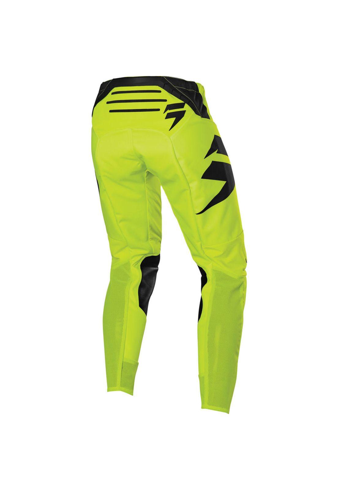 Pantalon Moto Black Label Race Amarillo Fluor Shift-3