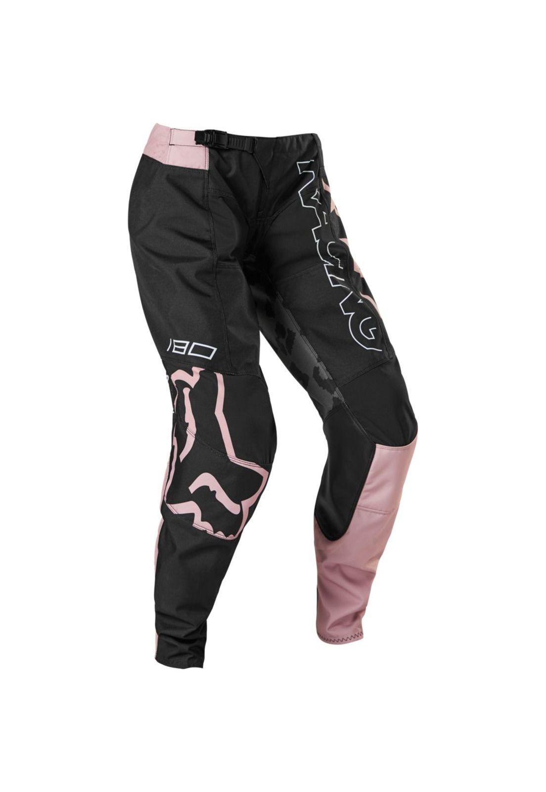 Pantalon Moto Mujer 180 Skew Morado Fox-0