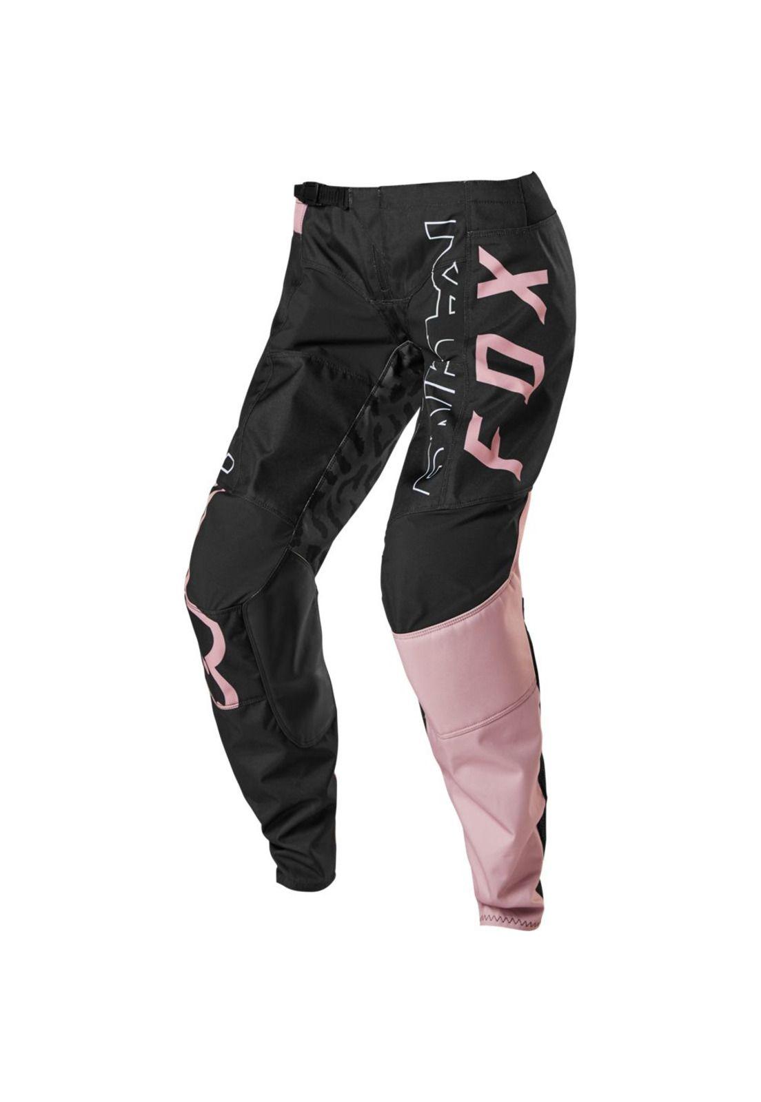 Pantalon Moto Mujer 180 Skew Morado Fox-1