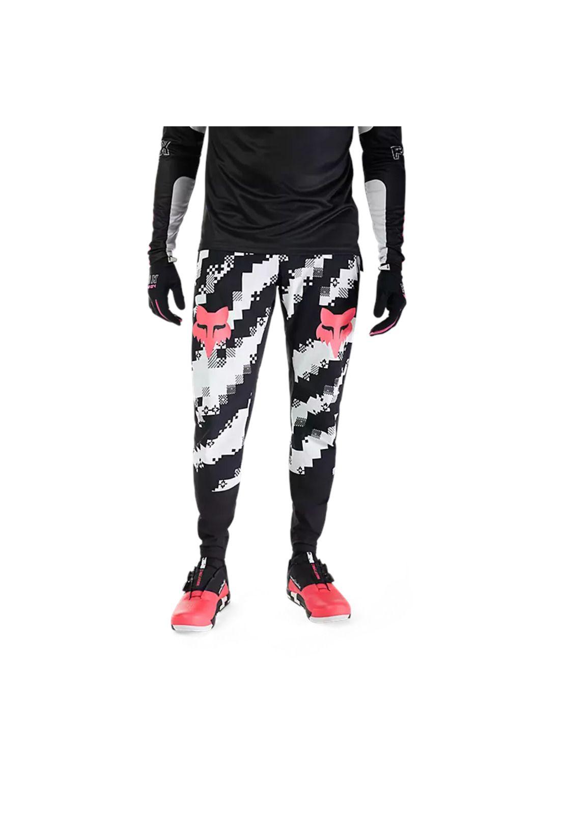 Pantalon Bicicleta Ranger Digi Image Blanco/Negro Fox-2