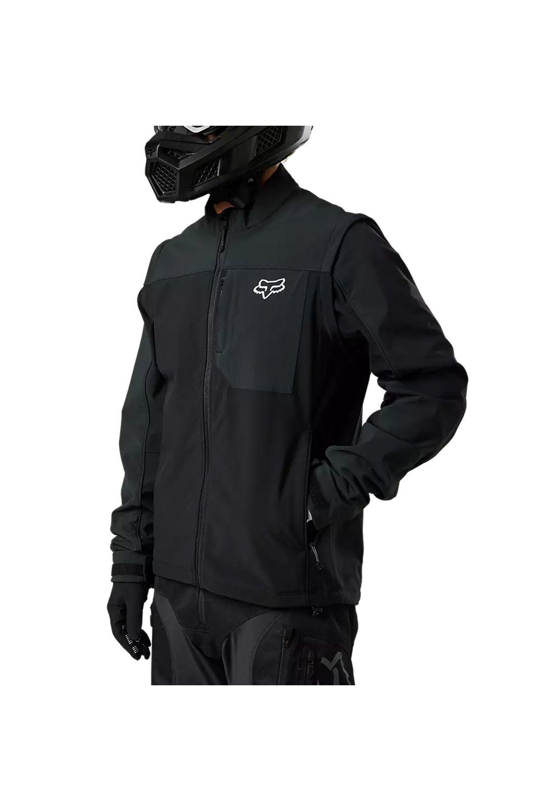 Chaqueta Moto Softshell Ranger Offroad Negro Fox-1