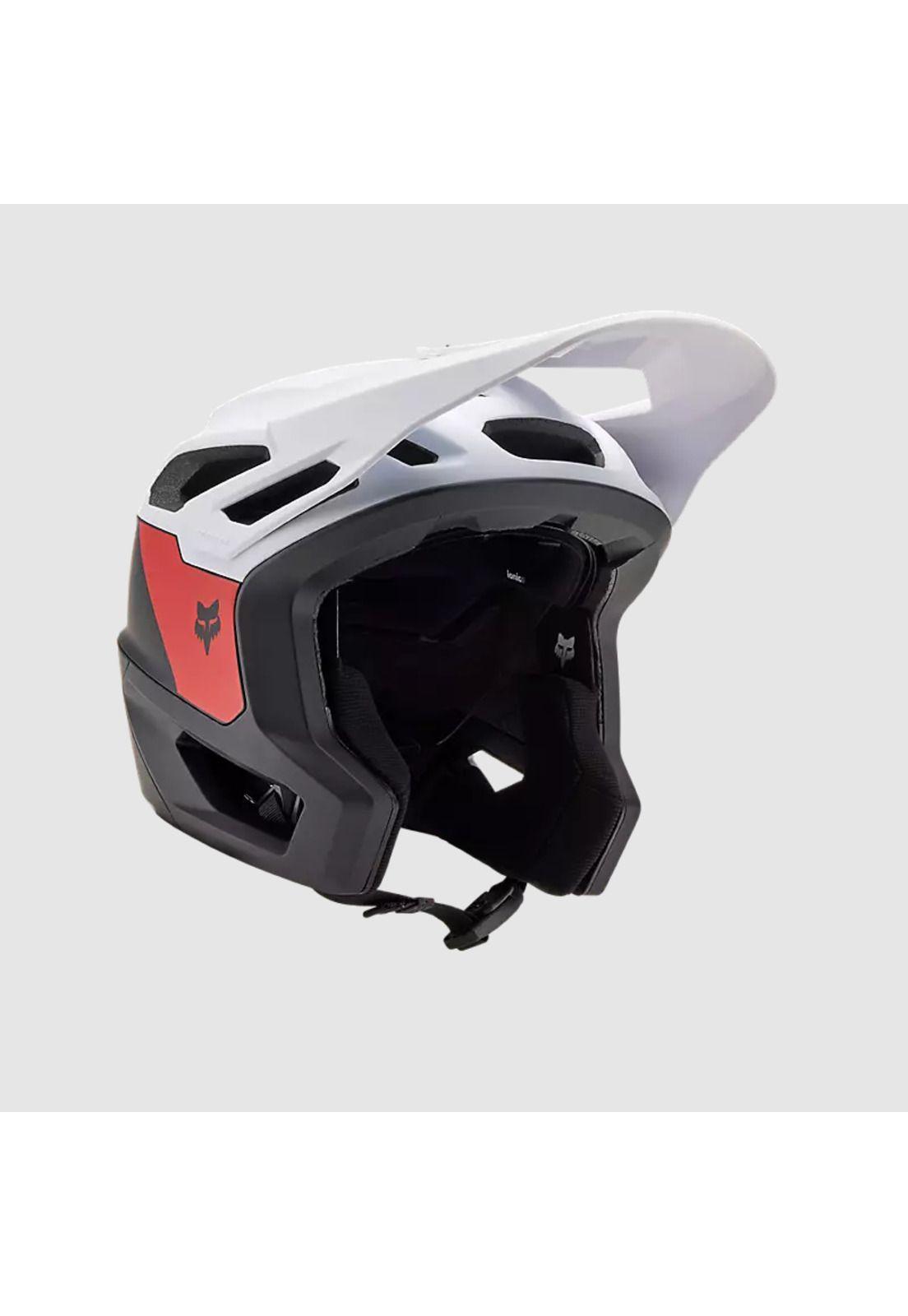 Casco Bicicleta New Dropframe Pro Negro/Blanco Fox-0