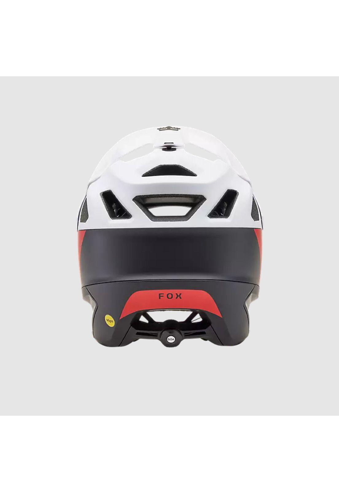 Casco Bicicleta New Dropframe Pro Negro/Blanco Fox-4