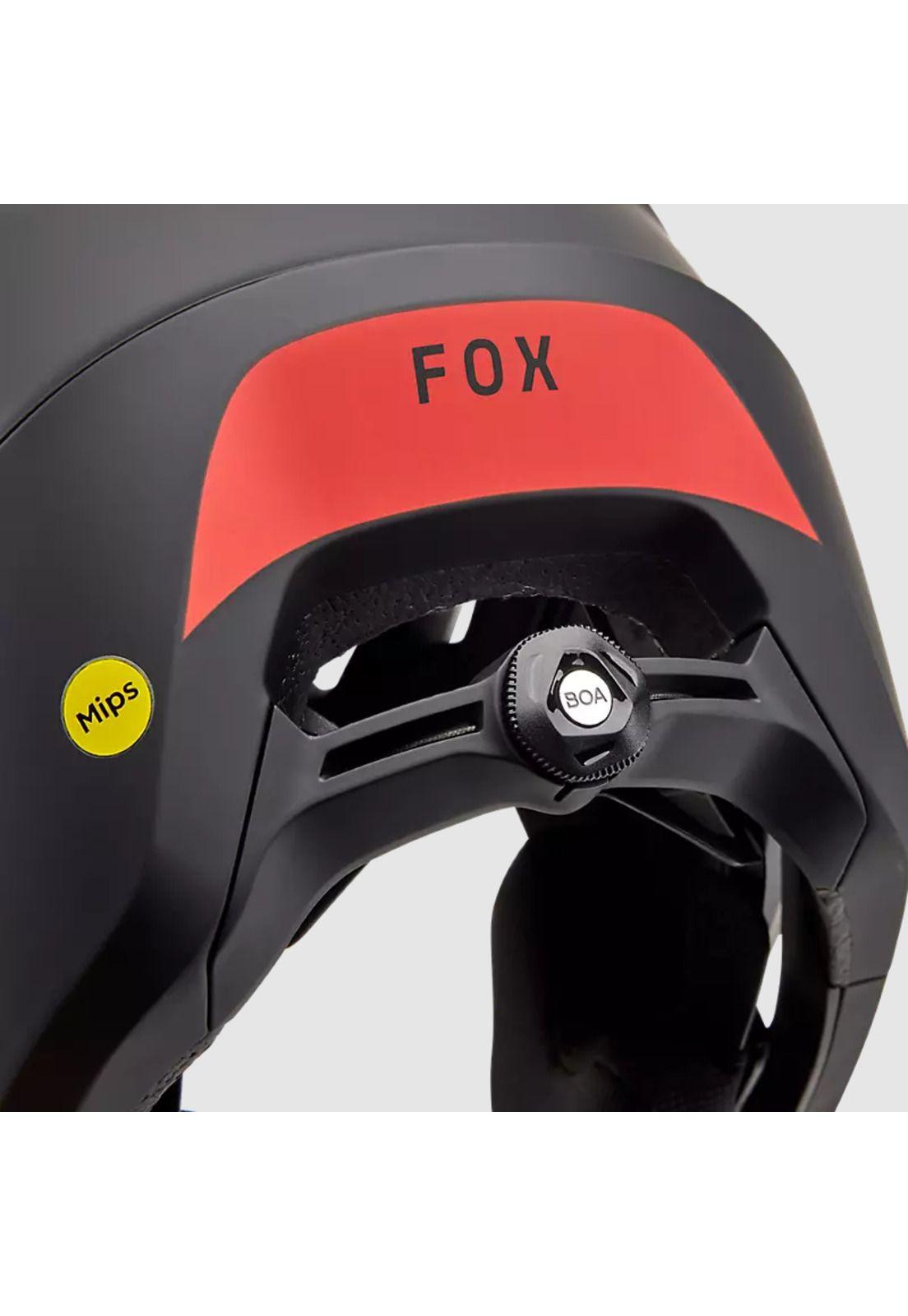 Casco Bicicleta New Dropframe Pro Negro/Blanco Fox-6