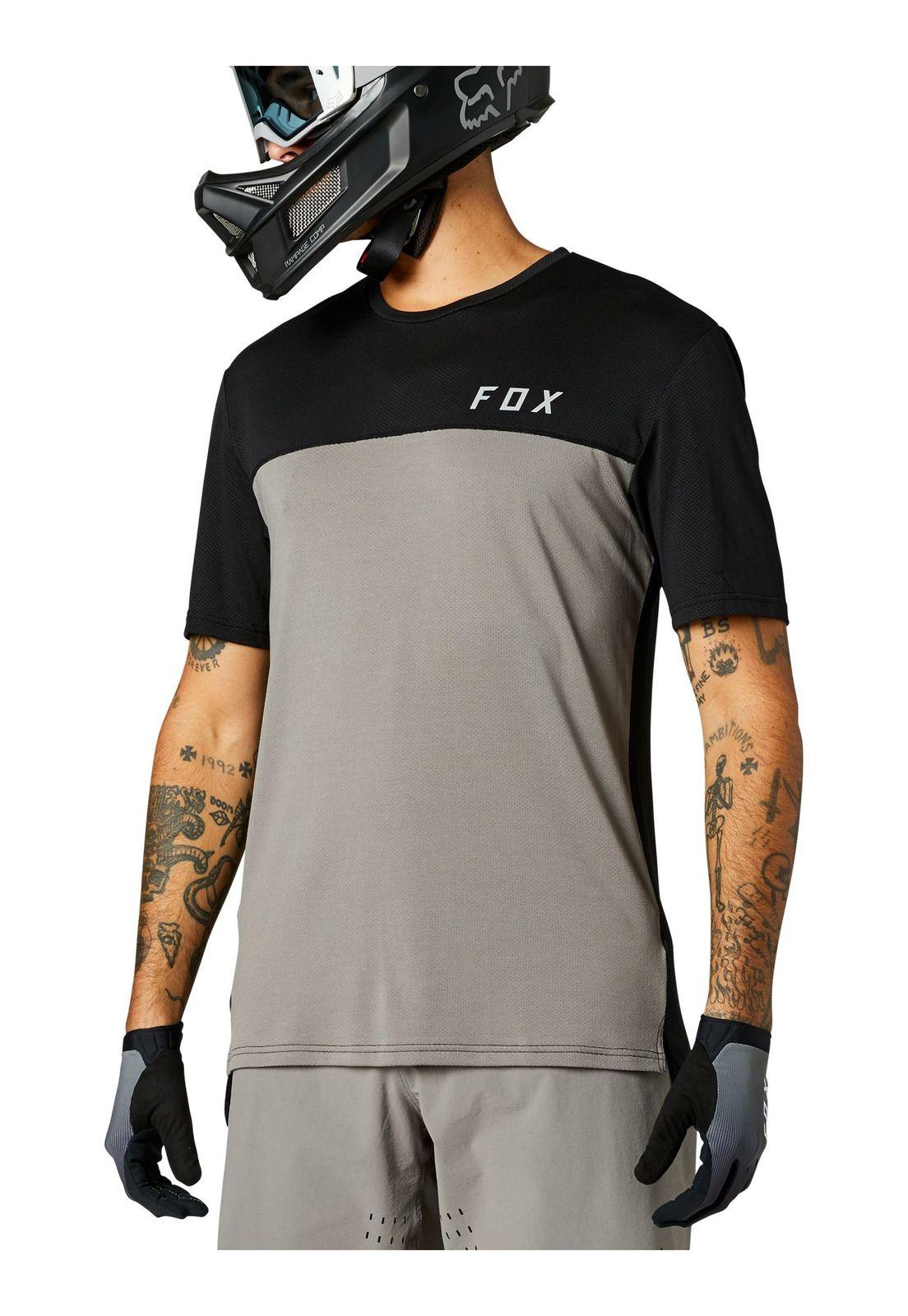 Polera Bicicleta Flexair Delta Gris Fox-2