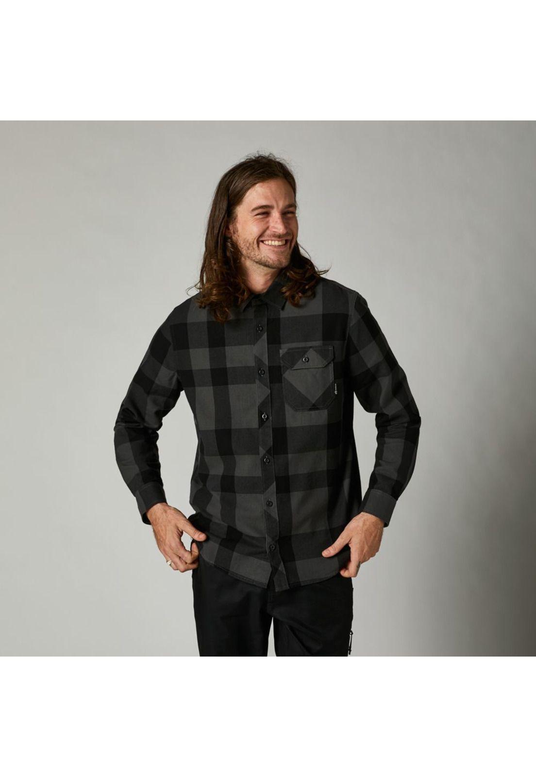 Camisa Lifestyle Voyd 20 Negro Fox-0