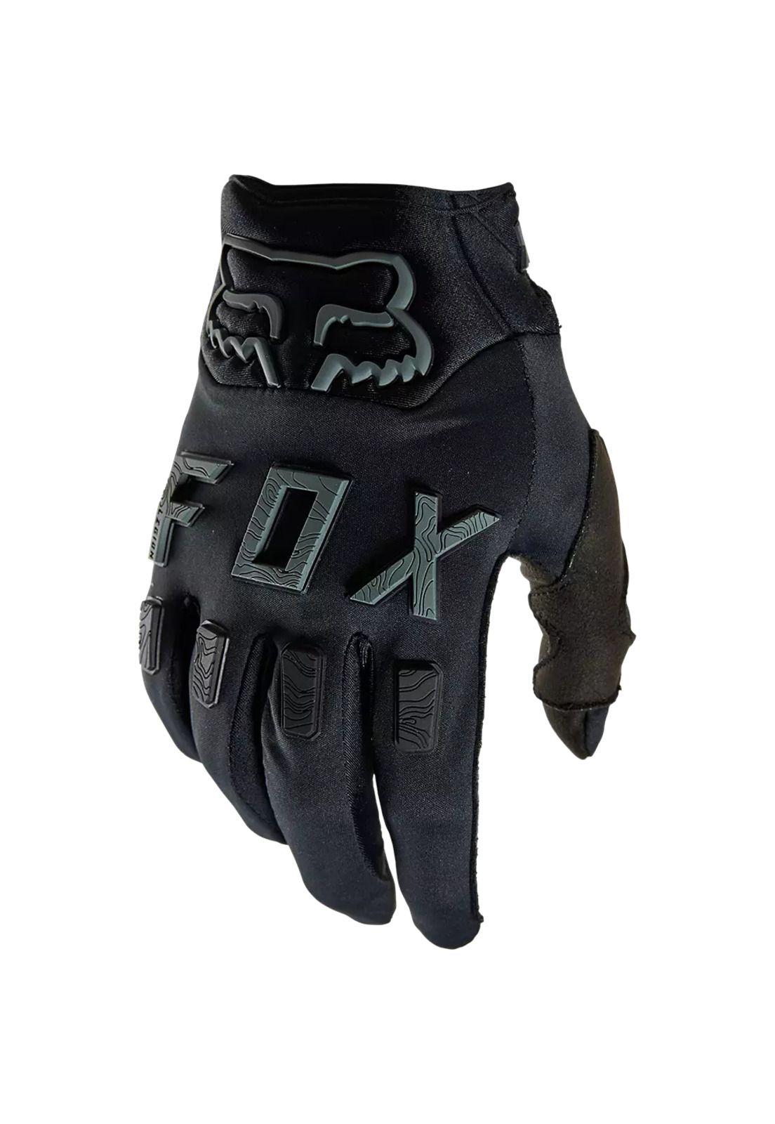 Guantes Moto Defend Wind Offroad Negro Fox-0