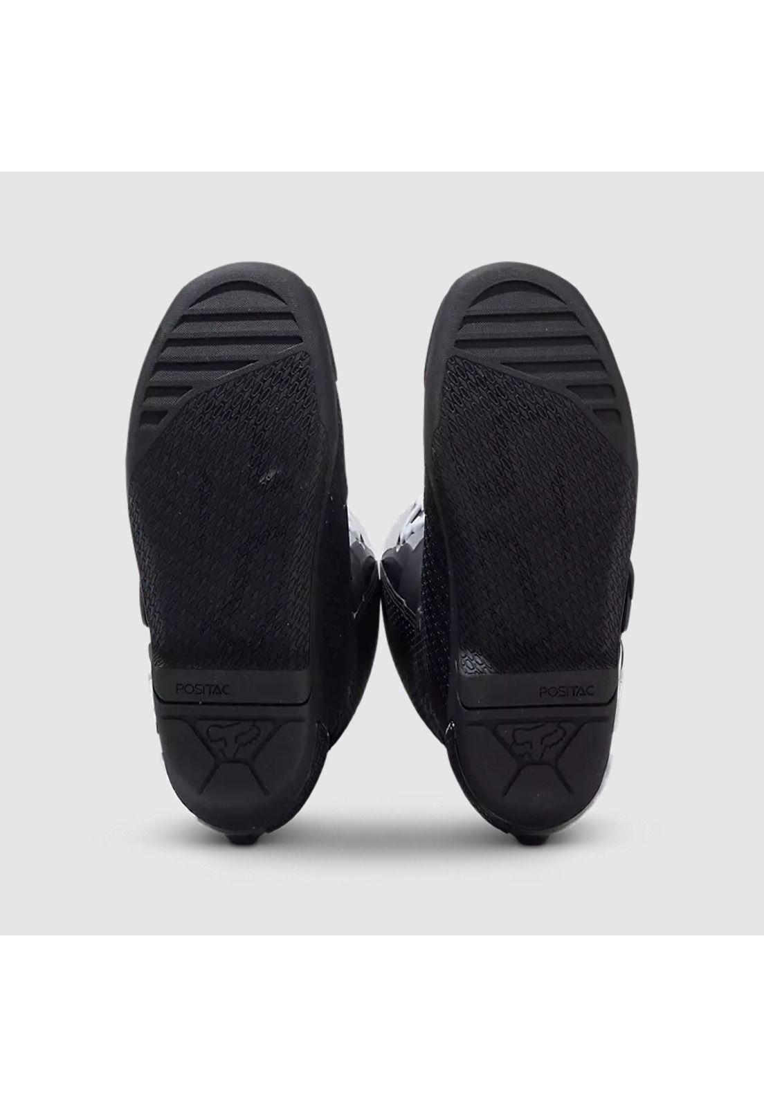 Botas Moto Mujer Comp Negro/Blanco Fox-4