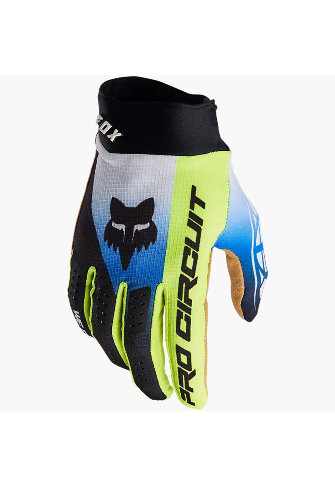Guantes Moto Flexair Pro Circuit Foyl Negro/Blanco Fox-0
