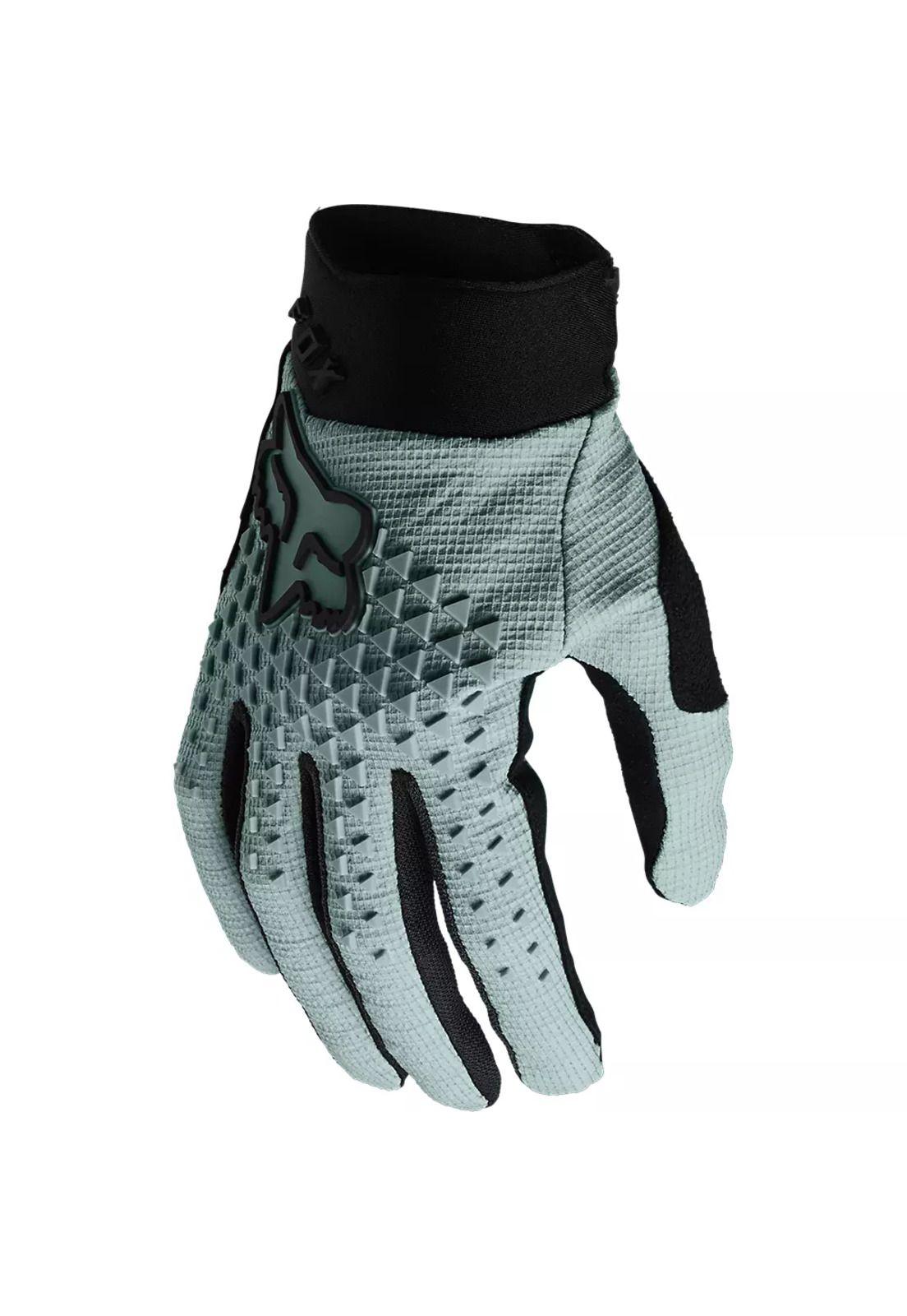 Guantes Bicicleta Mujer Defend Verde Fox-1