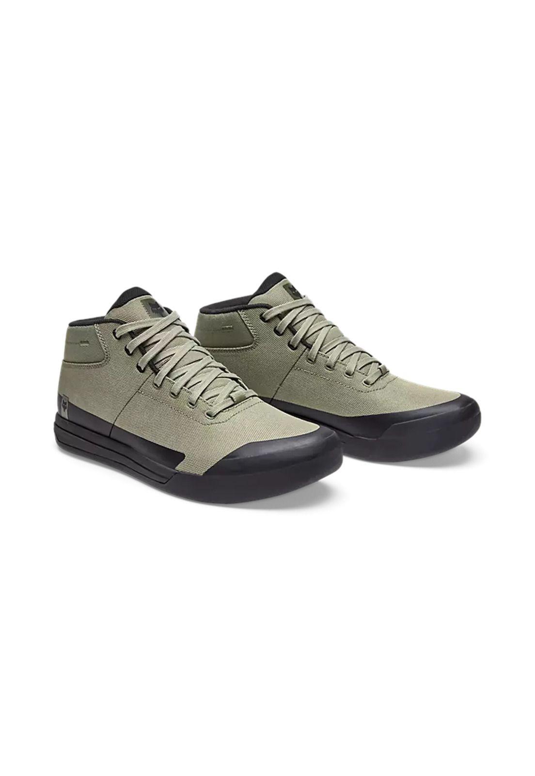 Zapatillas Bicicleta Union Canvas Mid Verde Fox-3